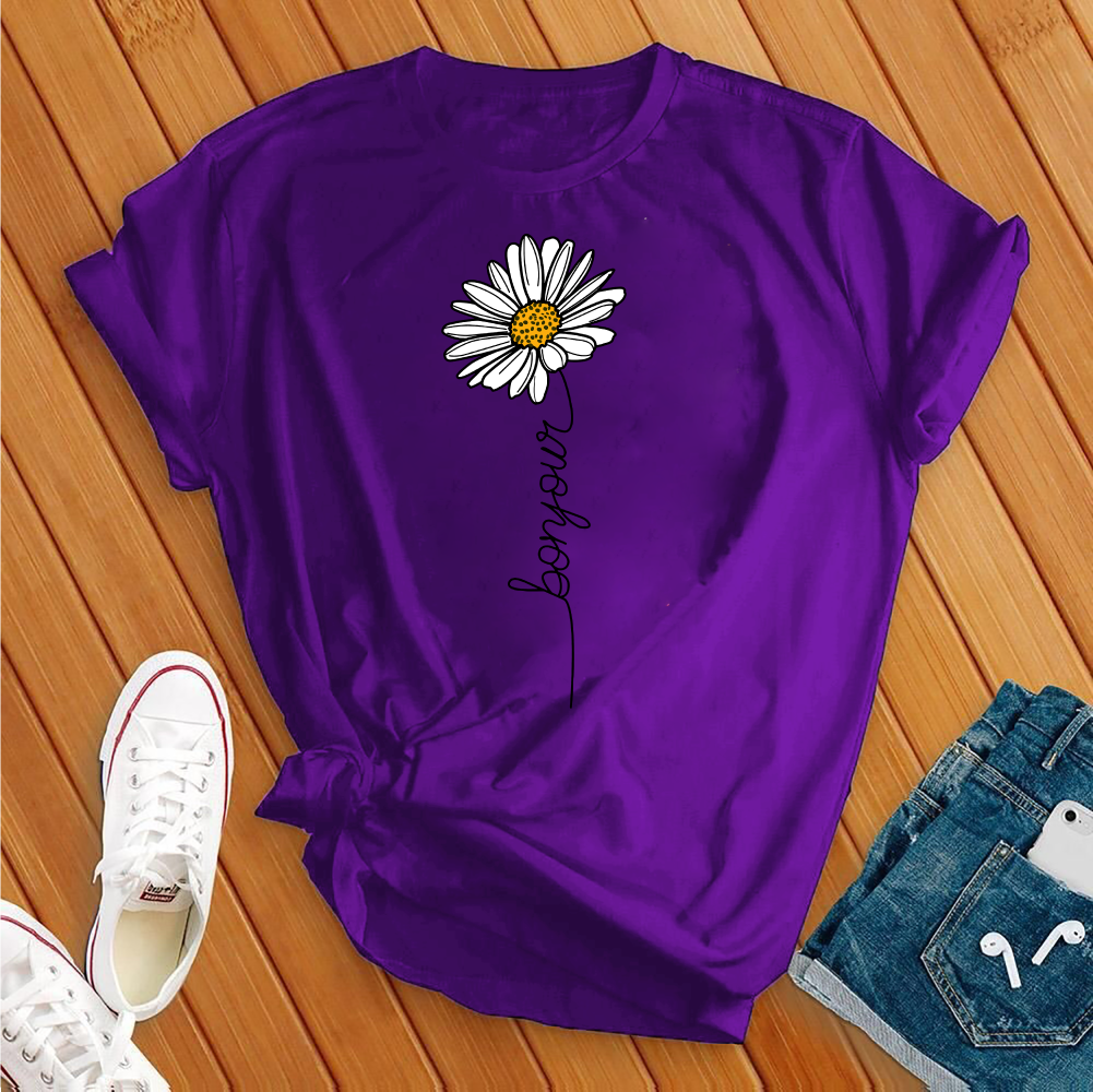 Bonjour Flower Tee