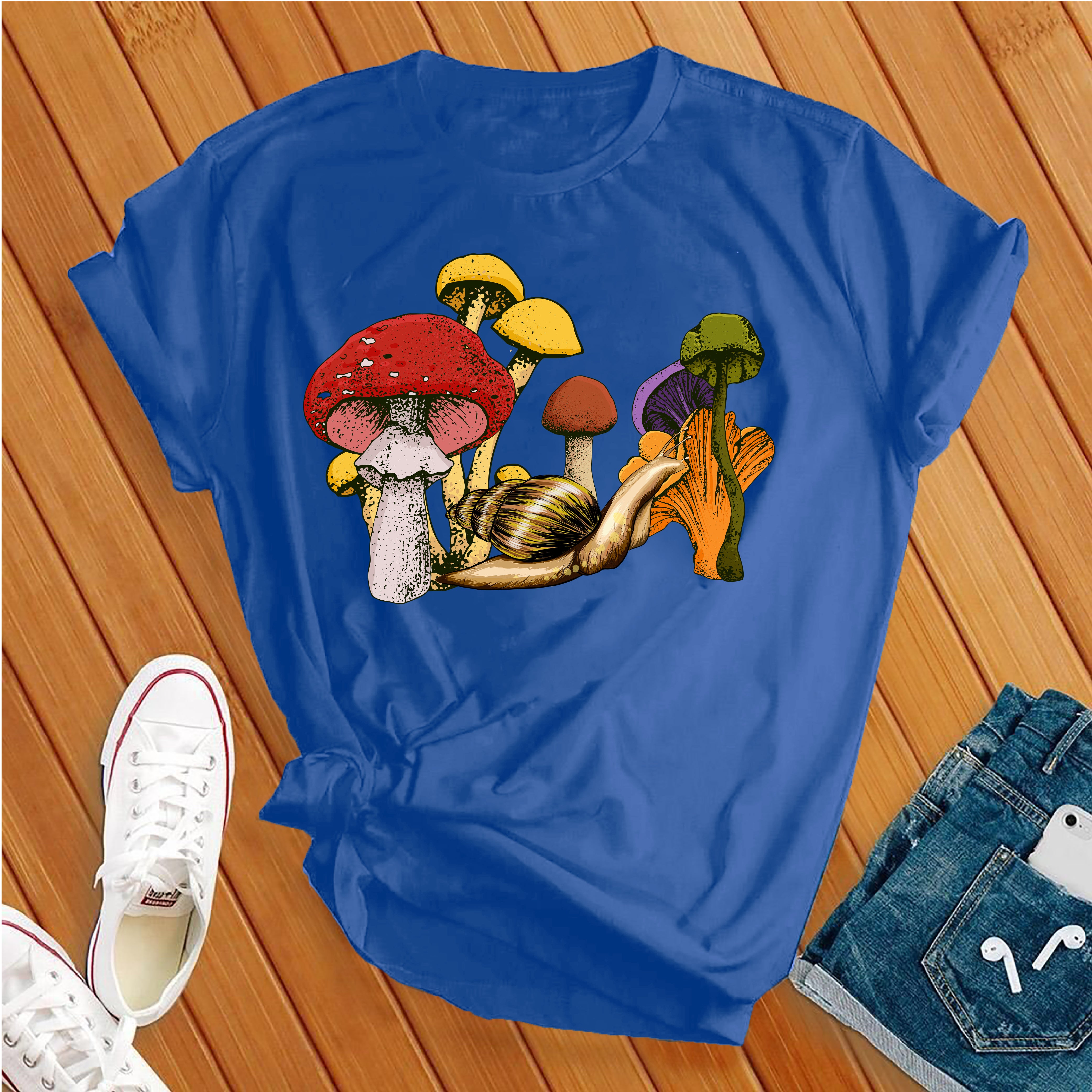 Mushroom Snail Tee