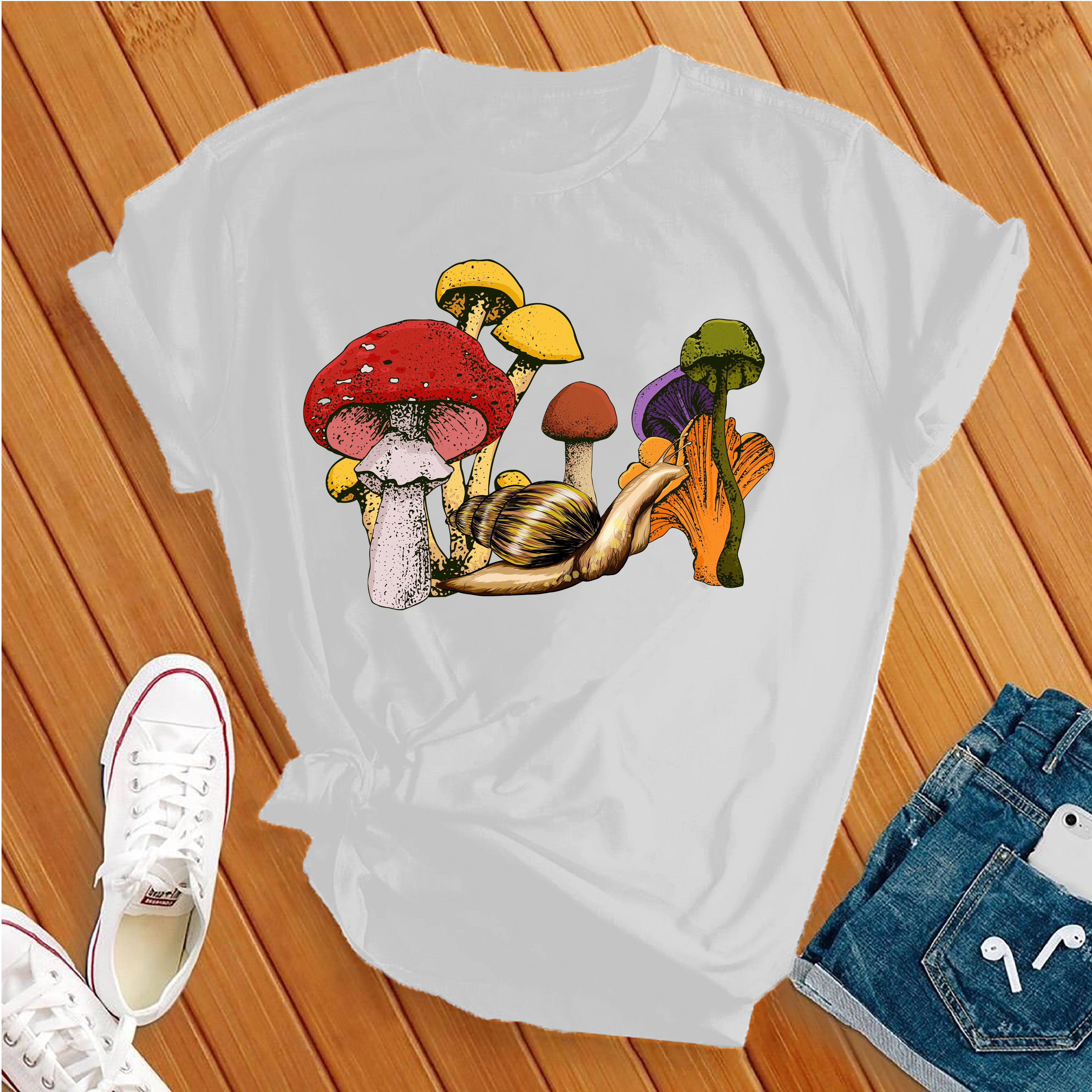 Mushroom Snail Tee