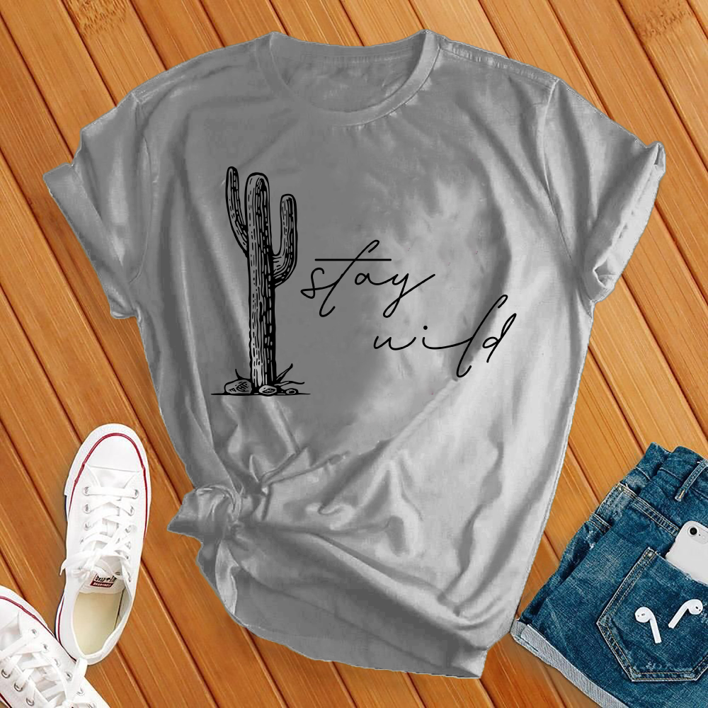 Stay Wild Cactus Tee