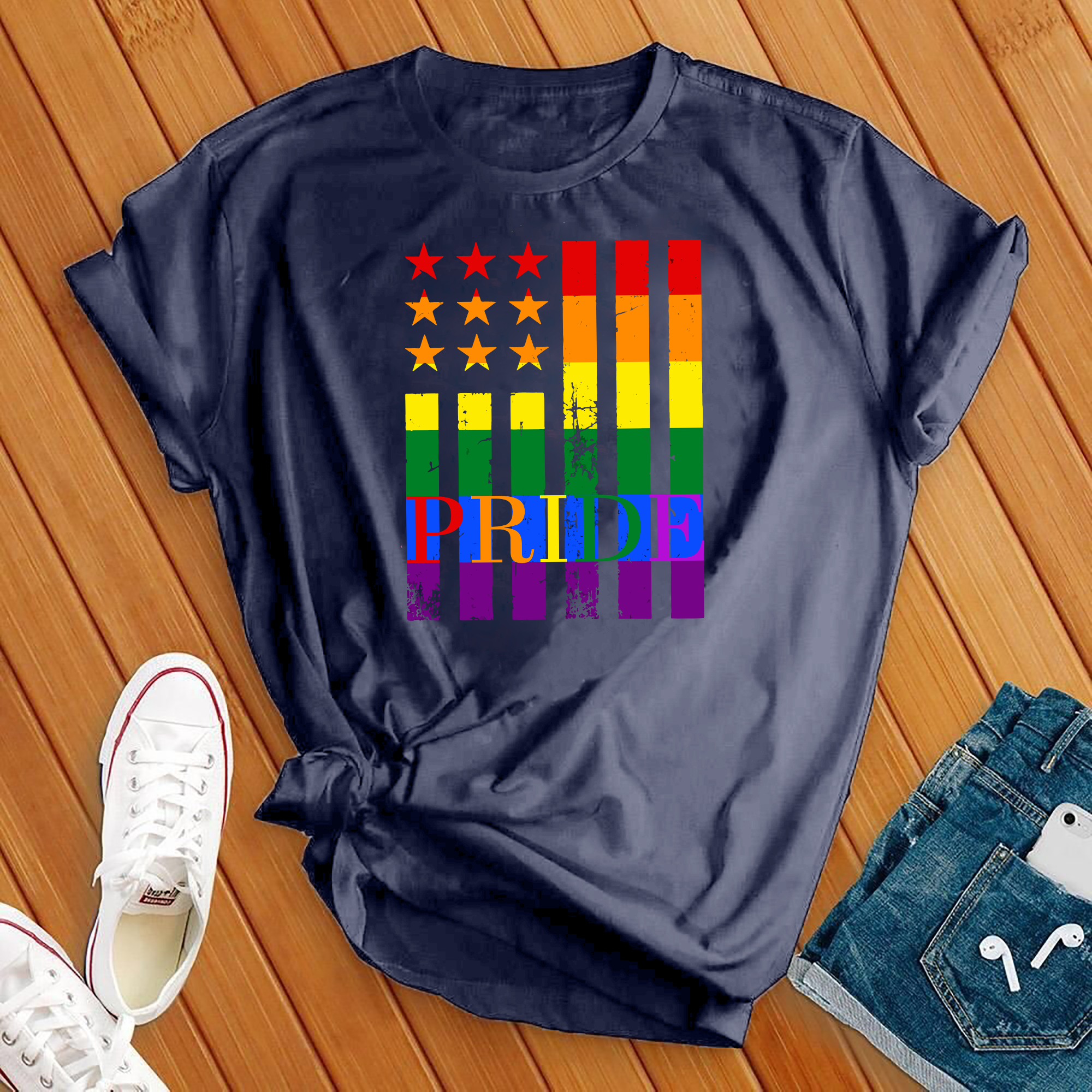 Pride Flag Tee