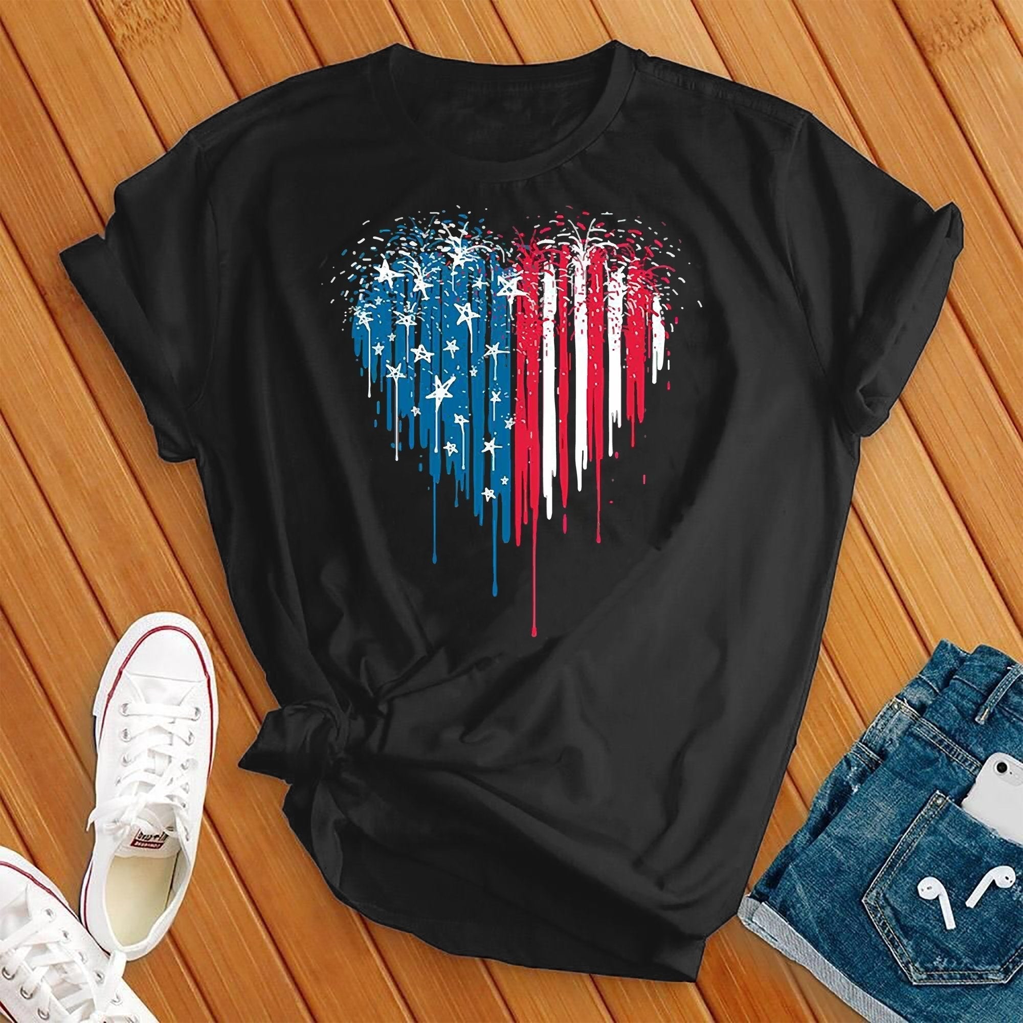 American Heart Tee - Love Tees