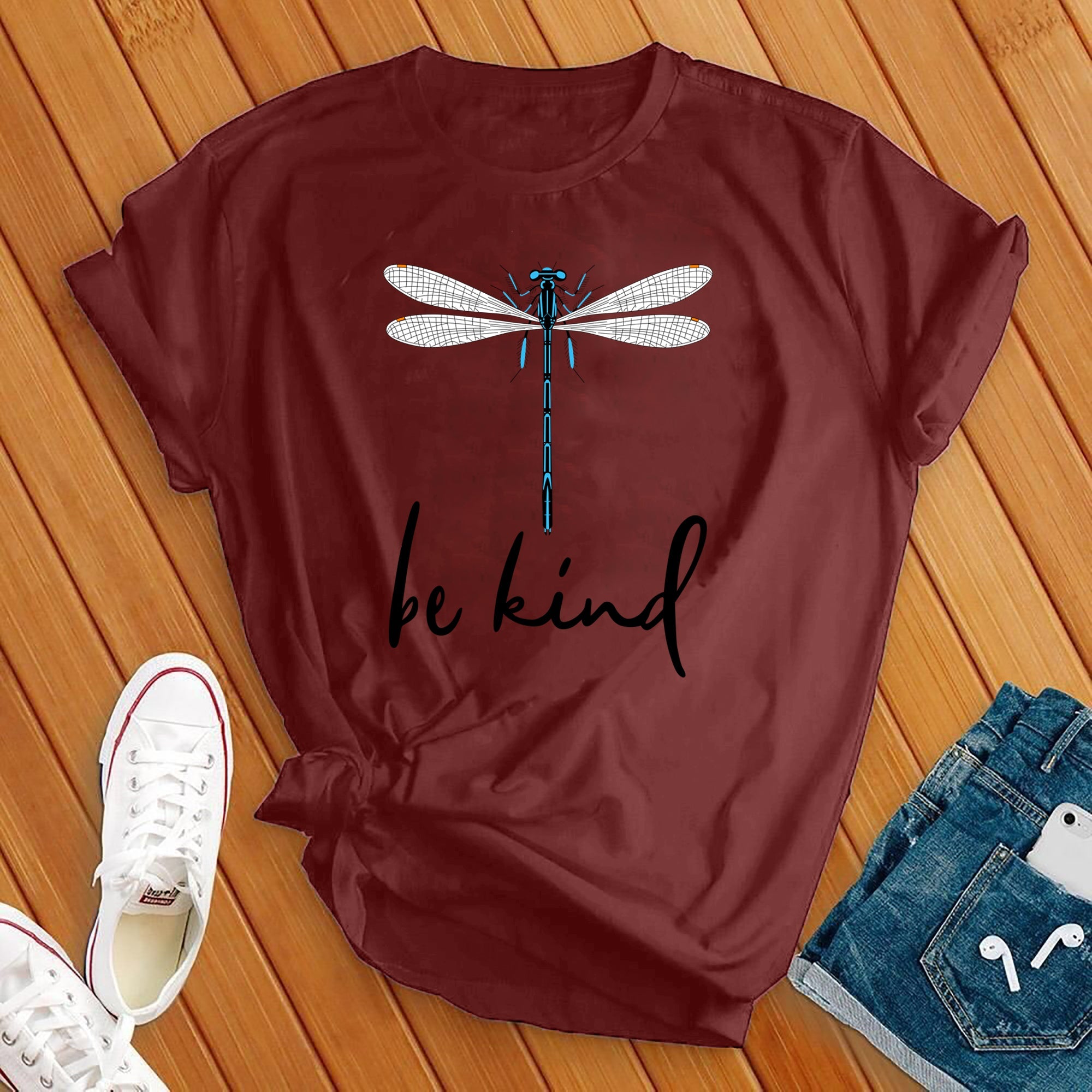 Be Kind Dragonfly Tee - Love Tees