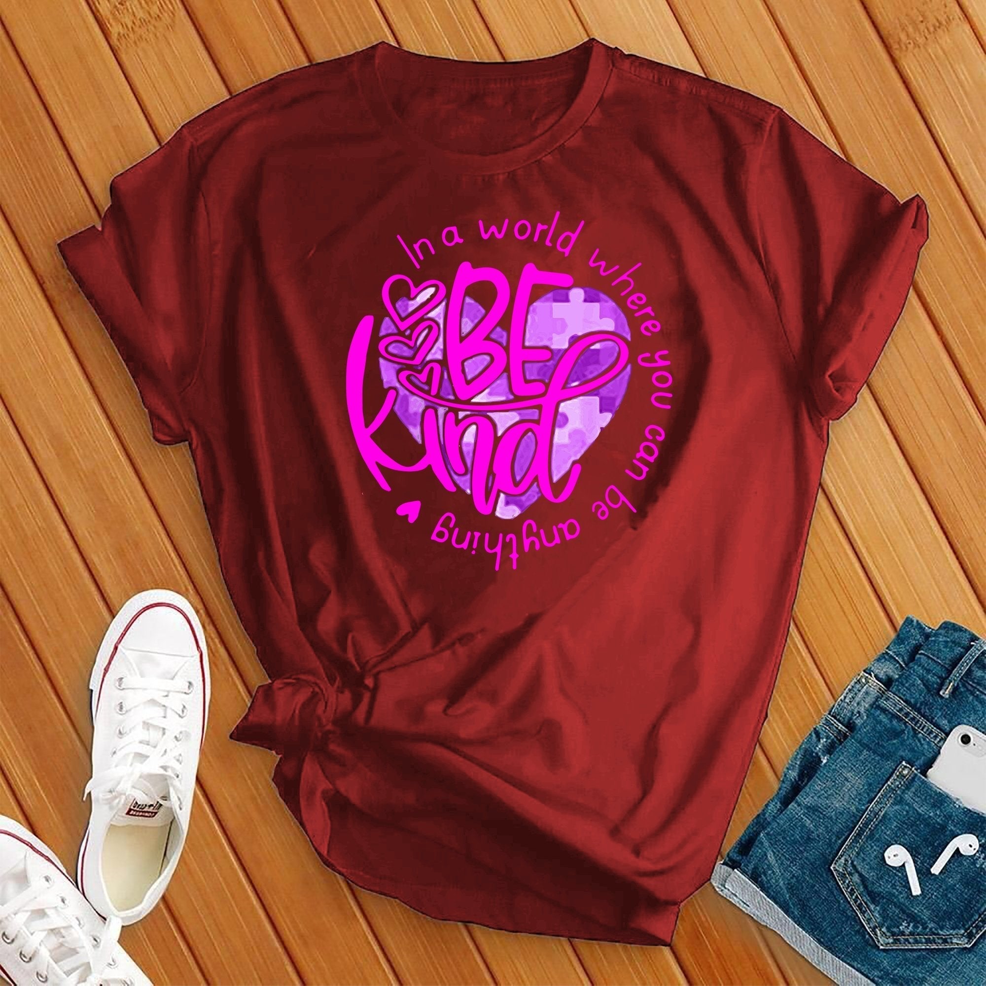 Be Kind Hearts Tee - Love Tees