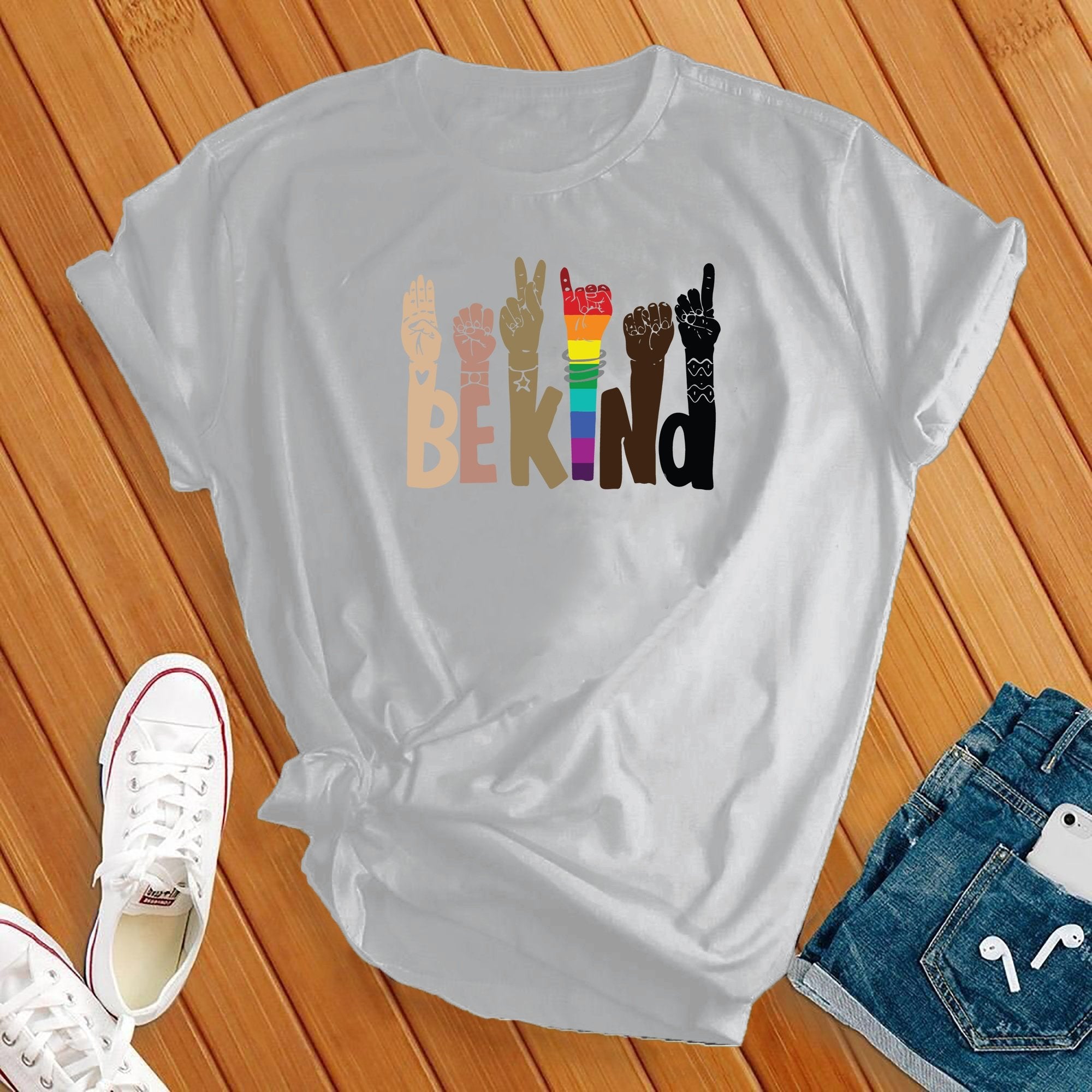 Be Kind Sign Language Tee - Love Tees