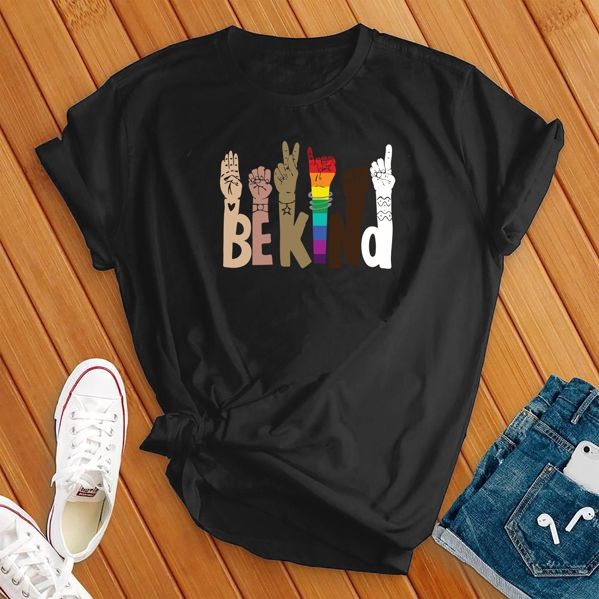 Be Kind Sign Language Tee - Love Tees