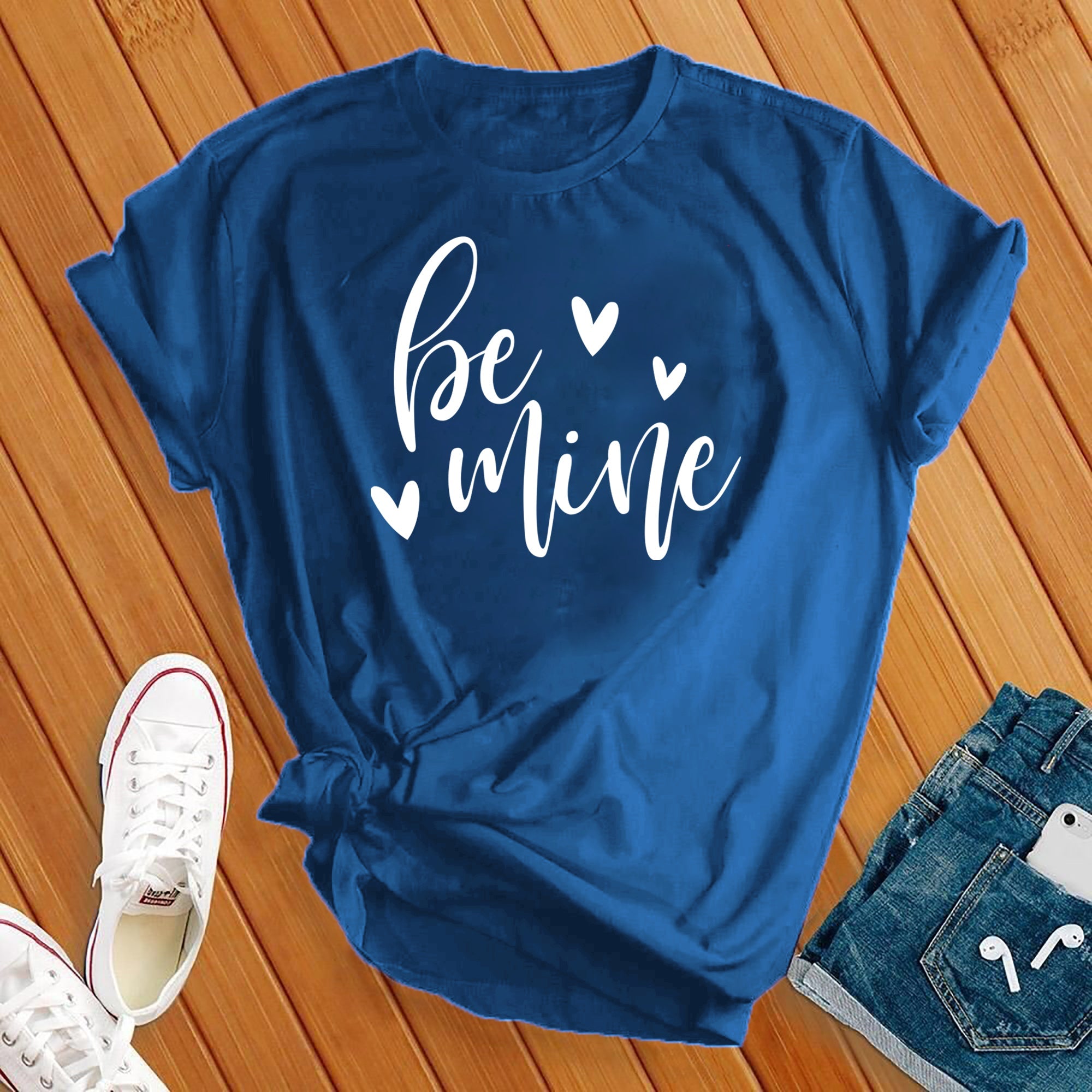 Be Mine White Tee - Love Tees