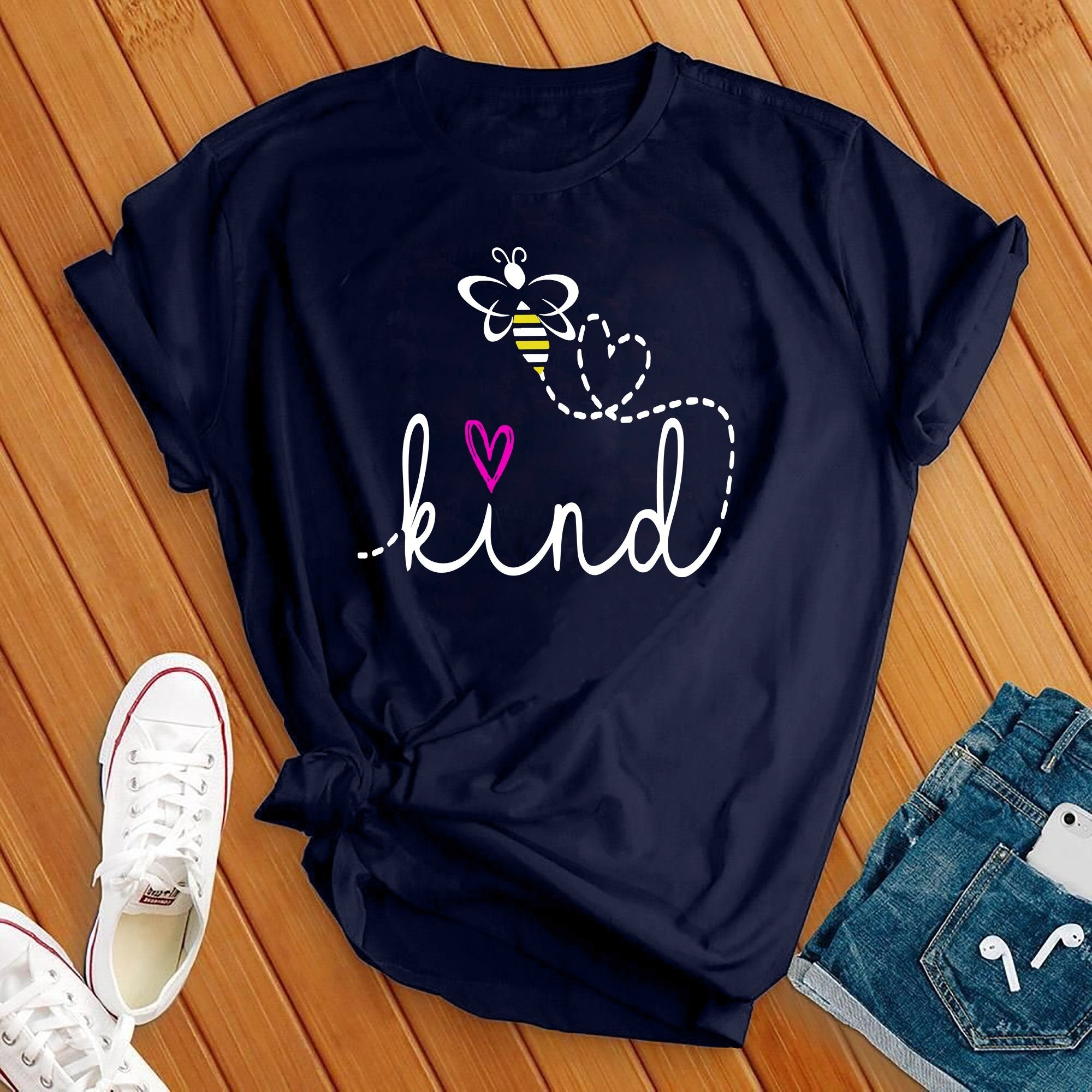 Bee Kind Hearts Tee - Love Tees