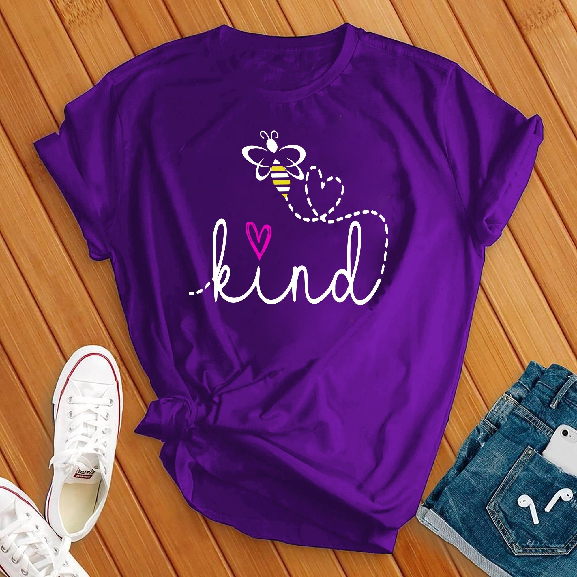 Bee Kind Hearts Tee - Love Tees