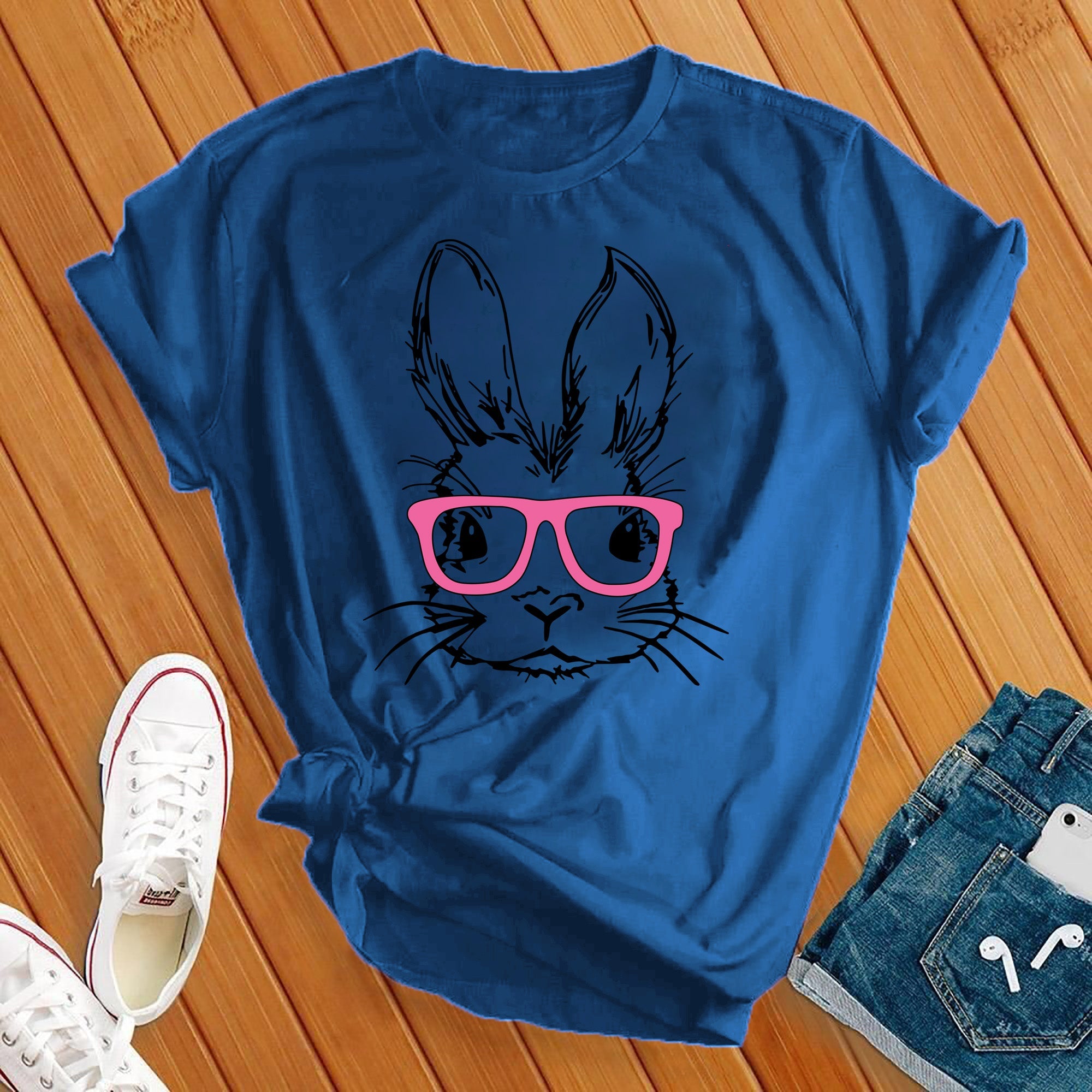 Bunny With Glasses Tee - Love Tees