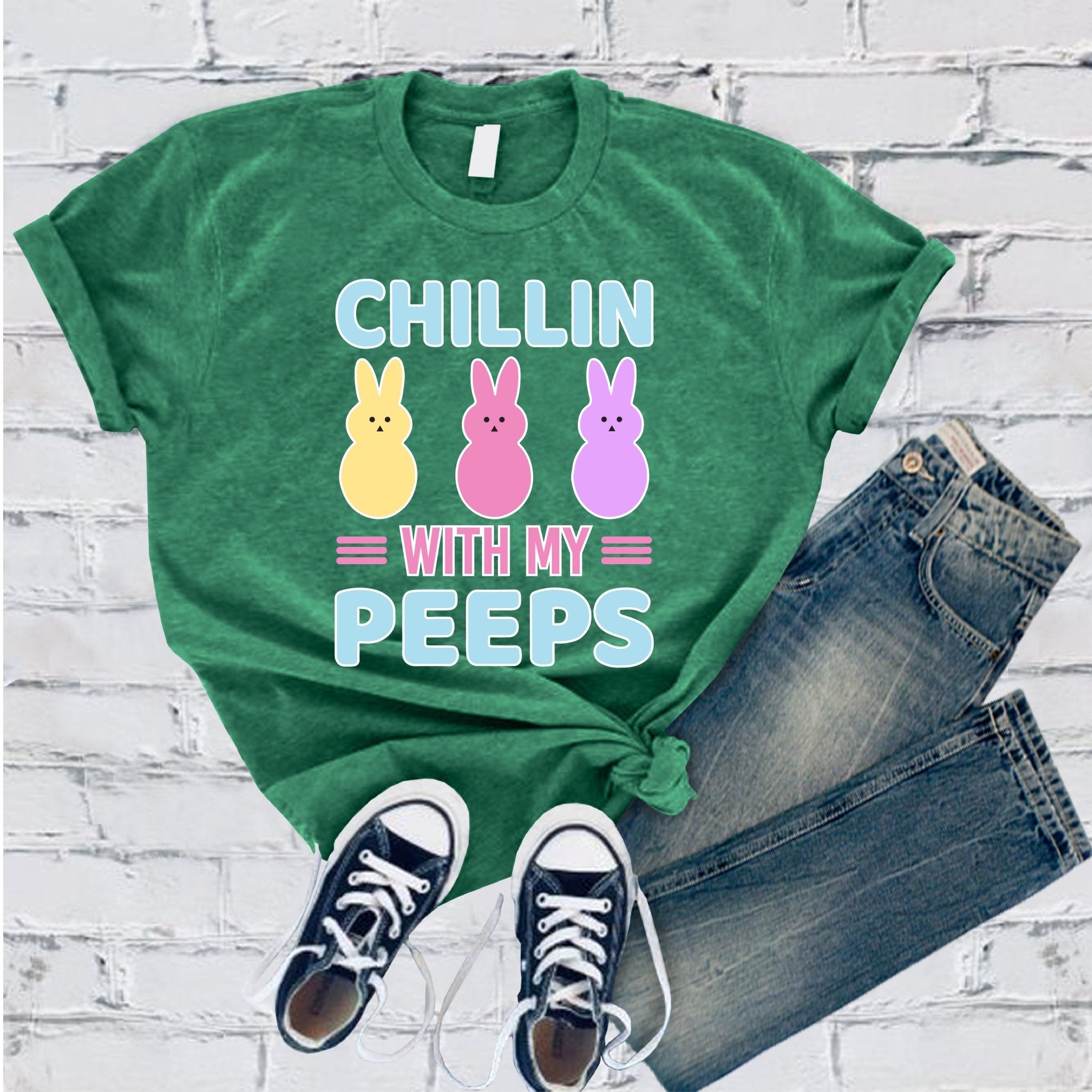 Chillin With My Peeps Tee - Love Tees