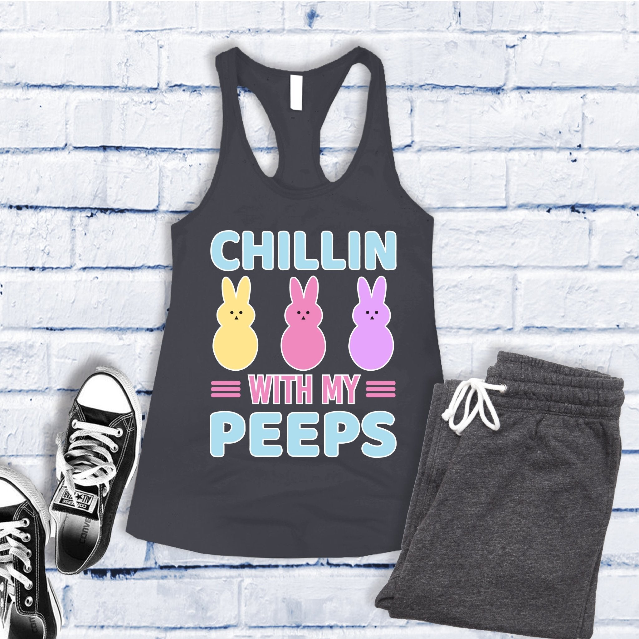 Chillin With My Peeps Women's Tank Top - Love Tees