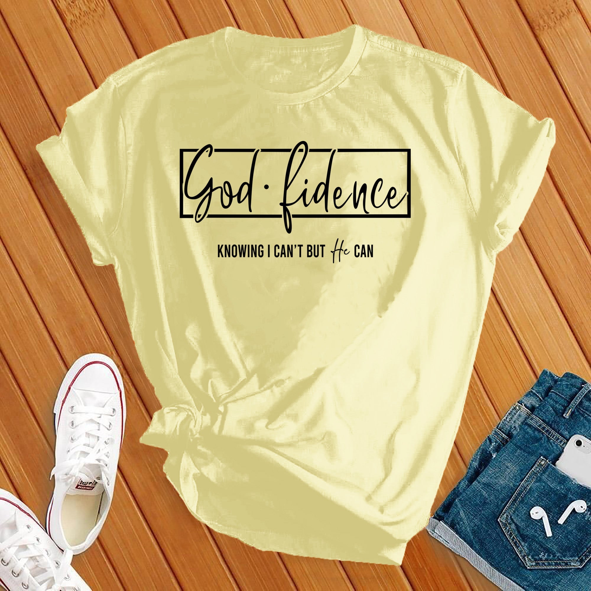 Confidence Aka God Fidence Tee - Love Tees