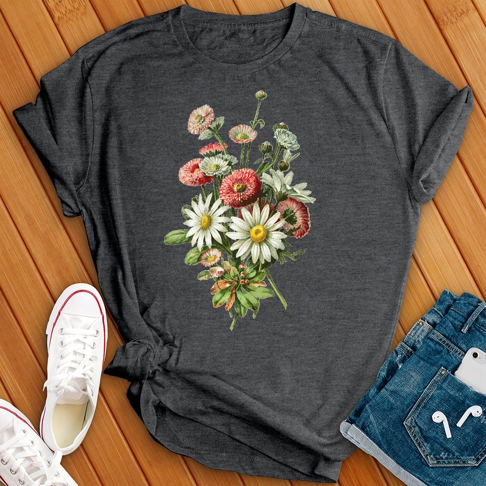 Daisy Wildflowers Botanical T-Shirt - Love Tees