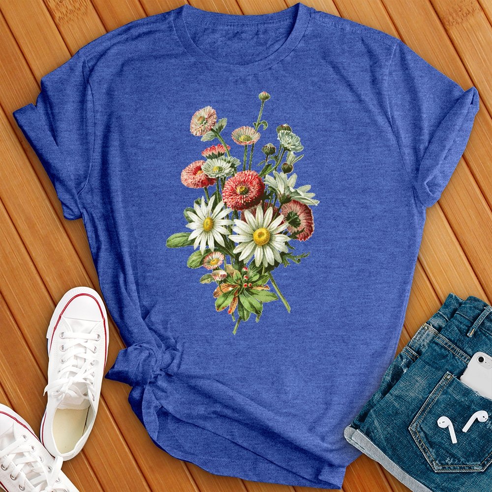 Daisy Wildflowers Botanical T-Shirt - Love Tees