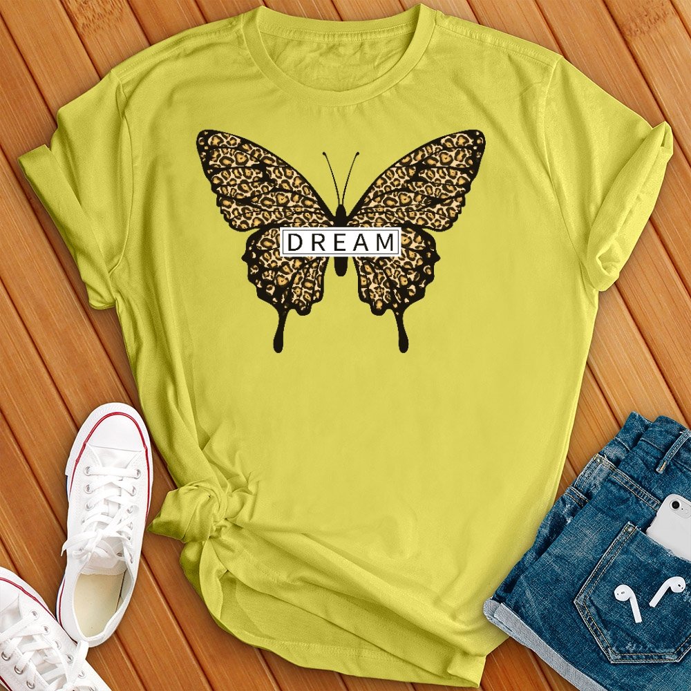 Dream Leopard Butterfly Tee - Love Tees