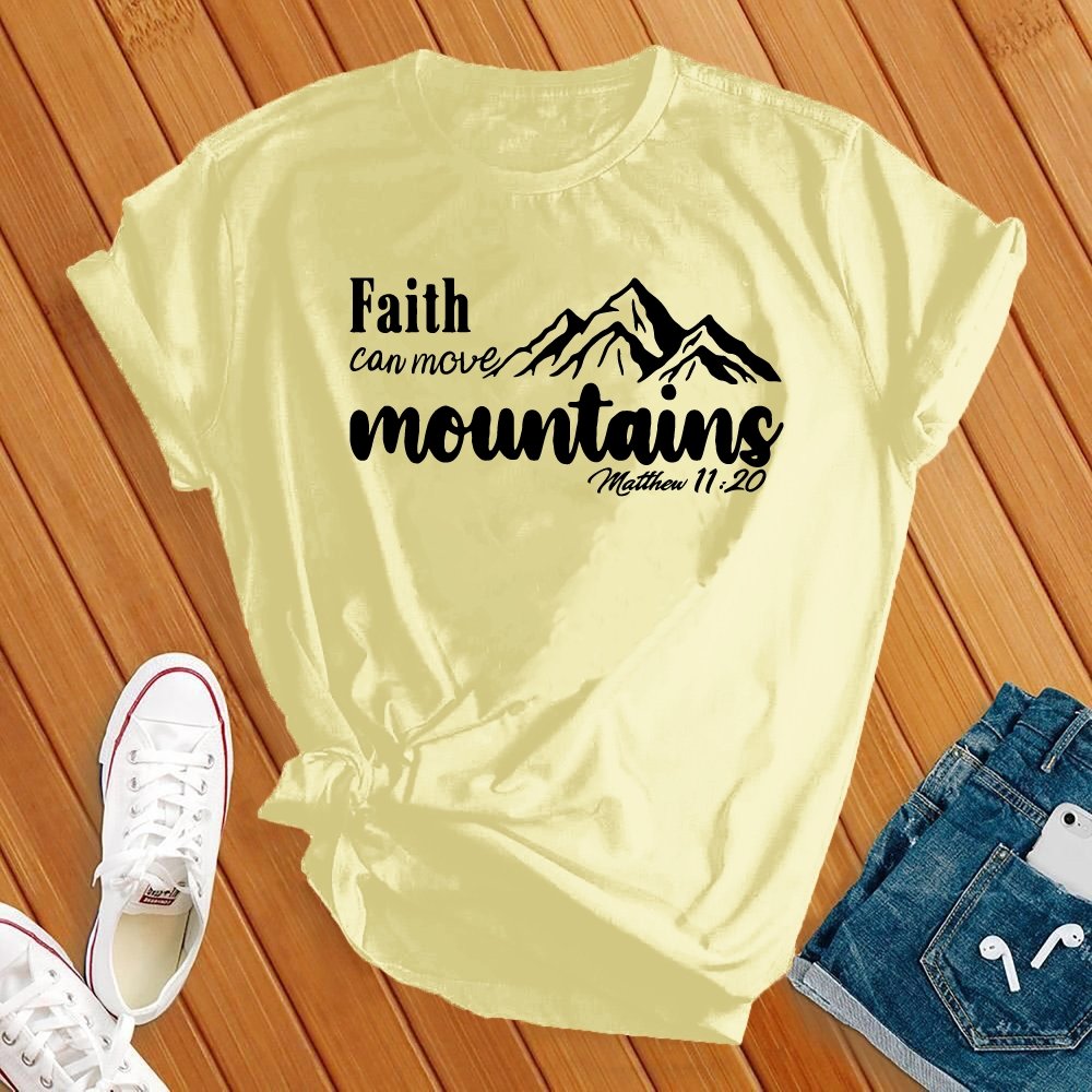 Faith Can Move, Bible Verse Tee - Love Tees