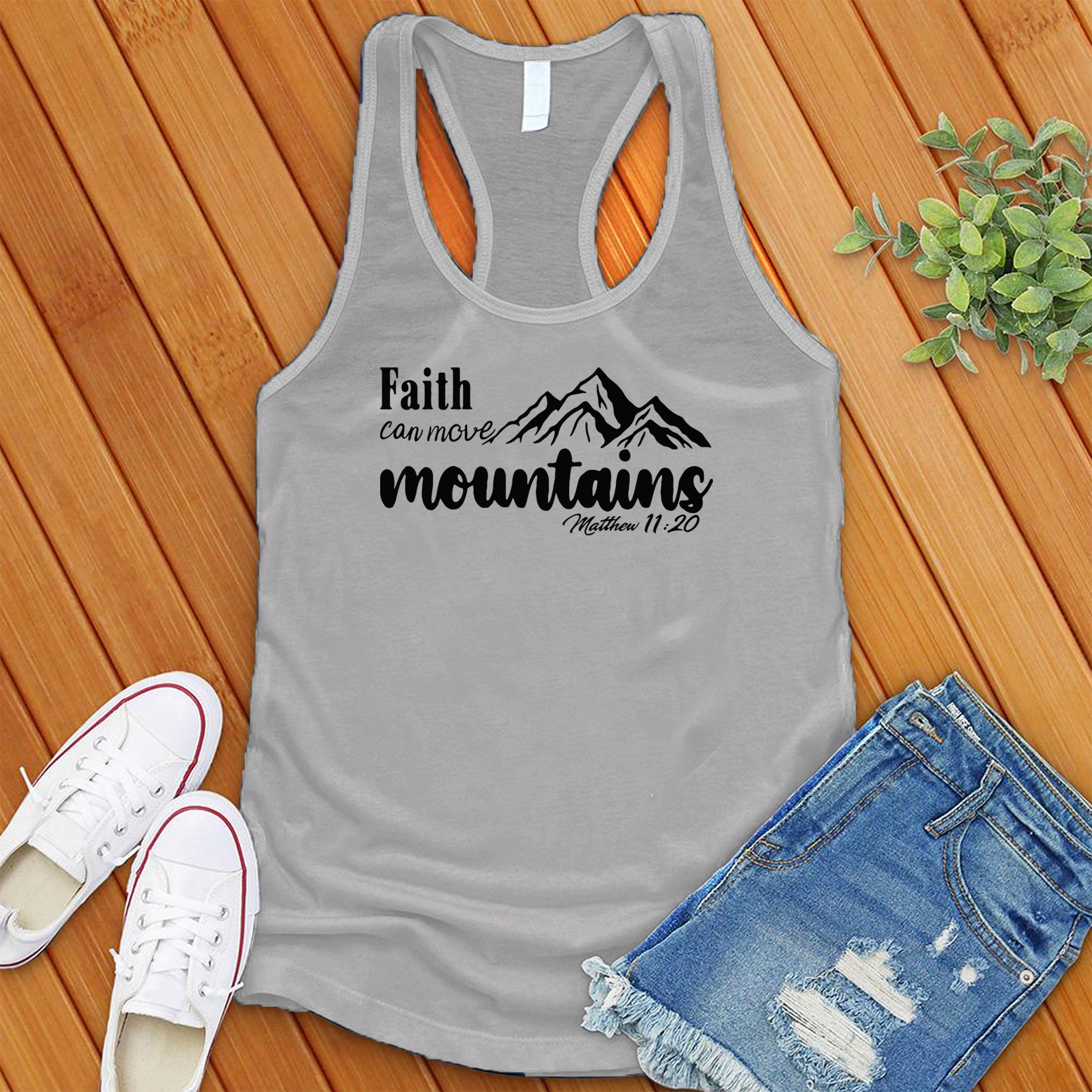 Faith Can Move, Bible Verse Women's Tank Top - Love Tees