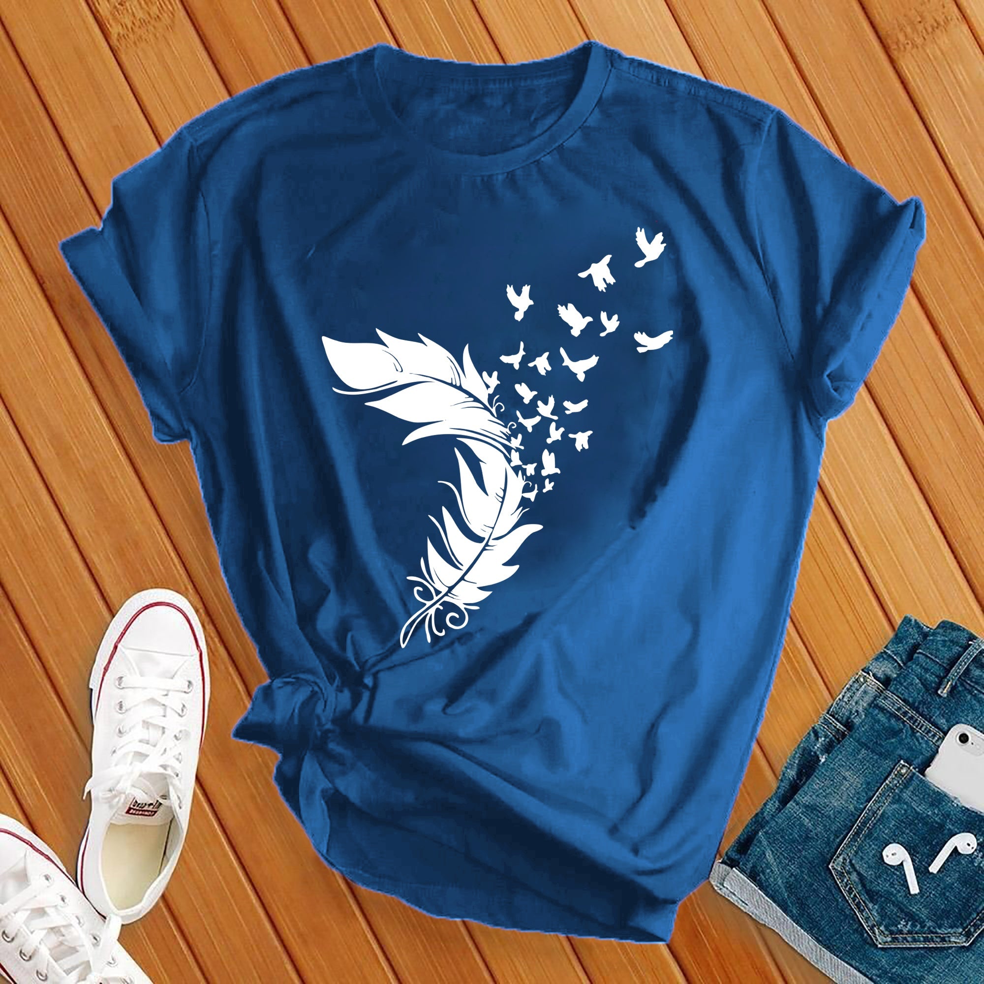 Feather in the Wind Tee - Love Tees