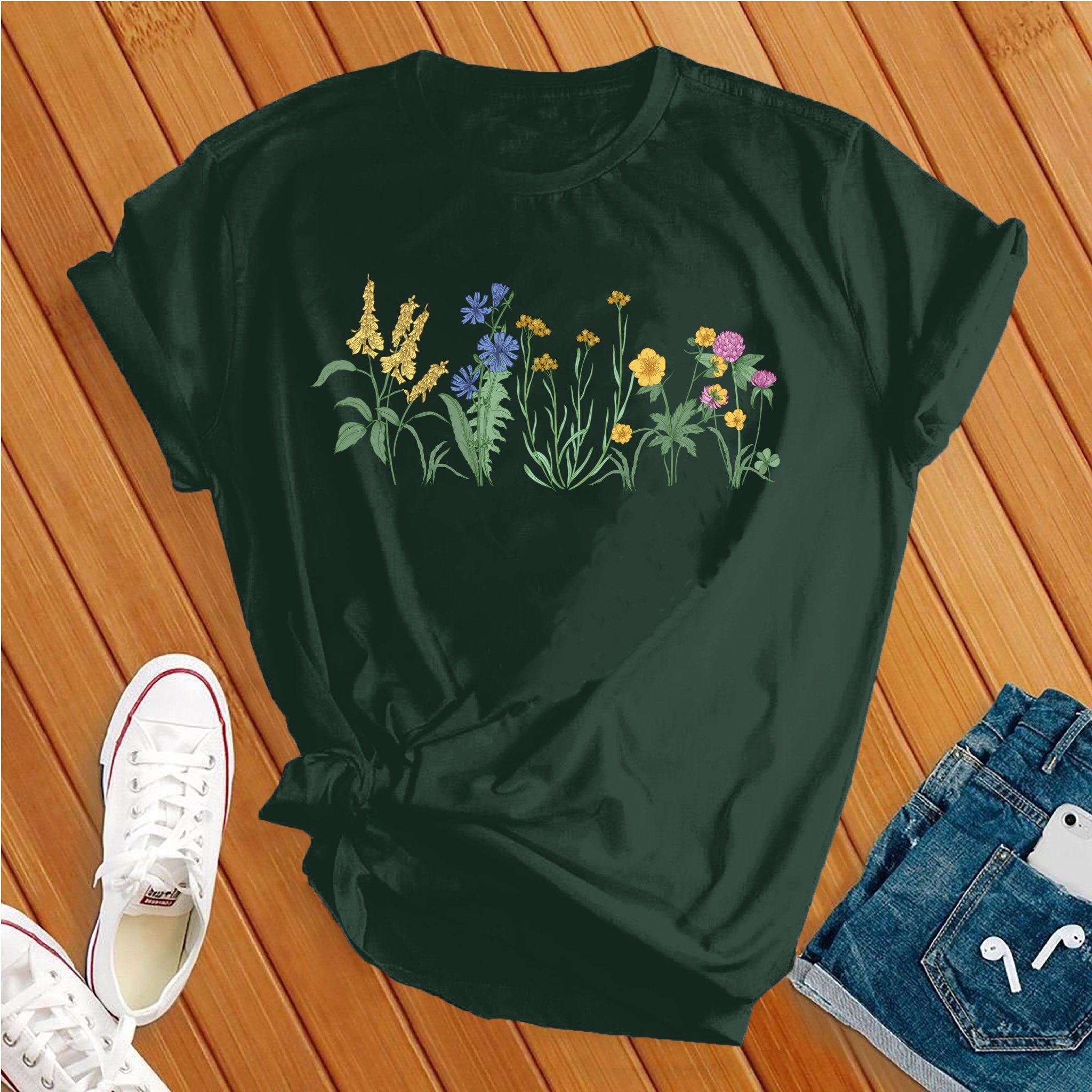 Floral Botanical Plants Tee - Love Tees