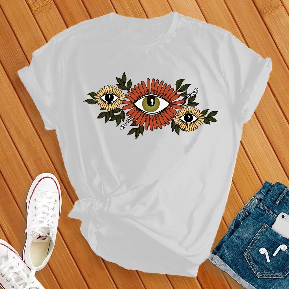 Floral Hamsa Eye Tee - Love Tees