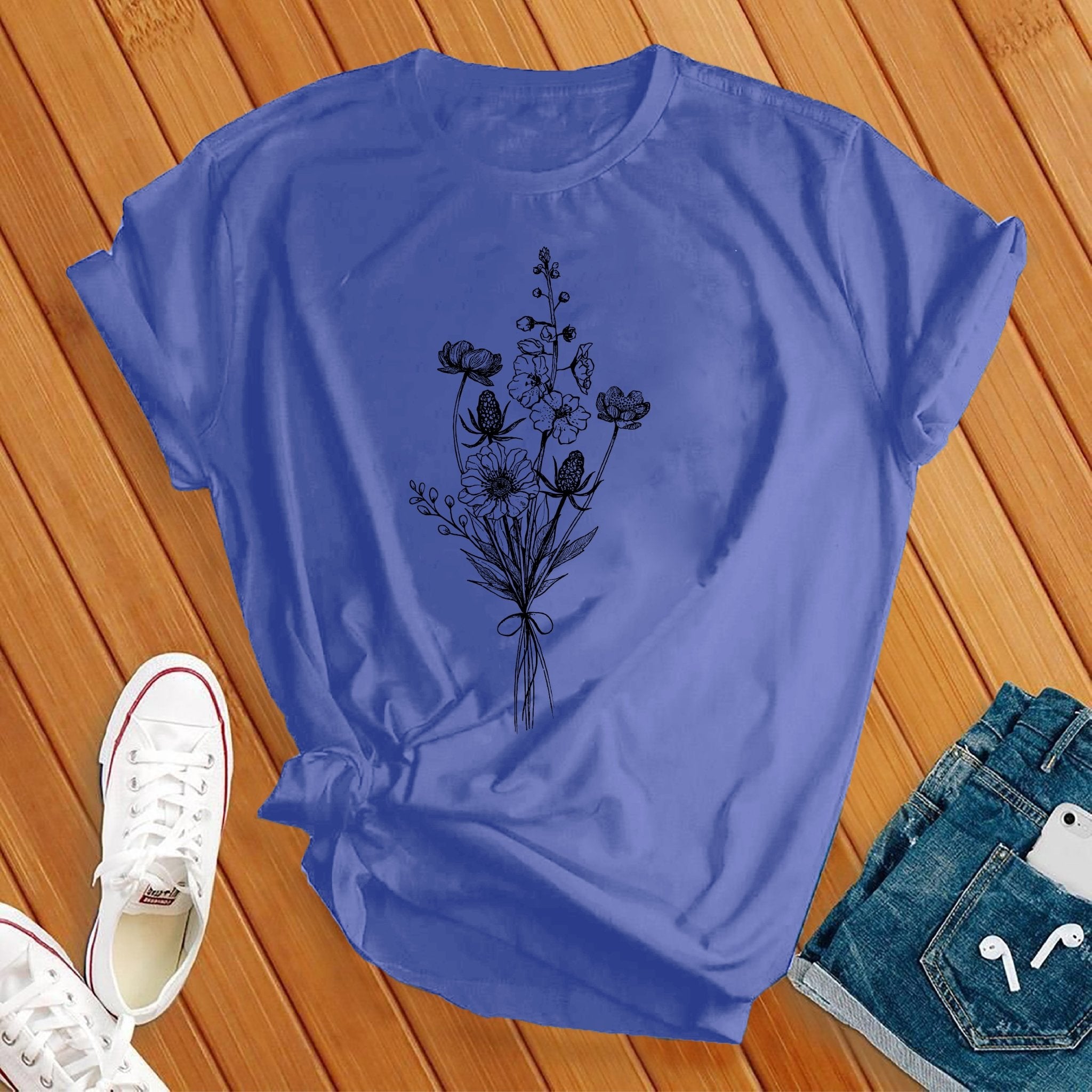 Floral Simple Bouquet Tee - Love Tees