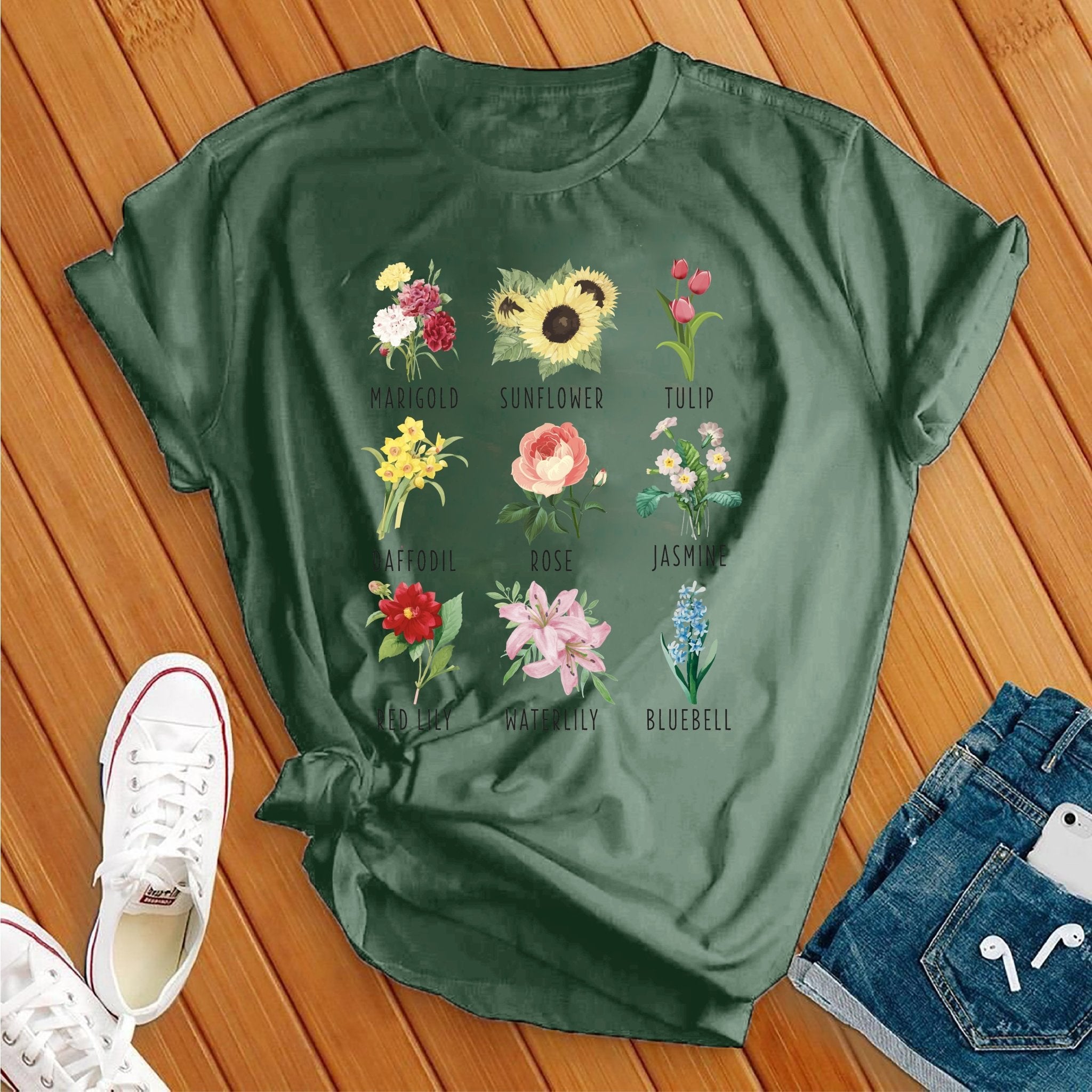 Flower Names Tee - Love Tees