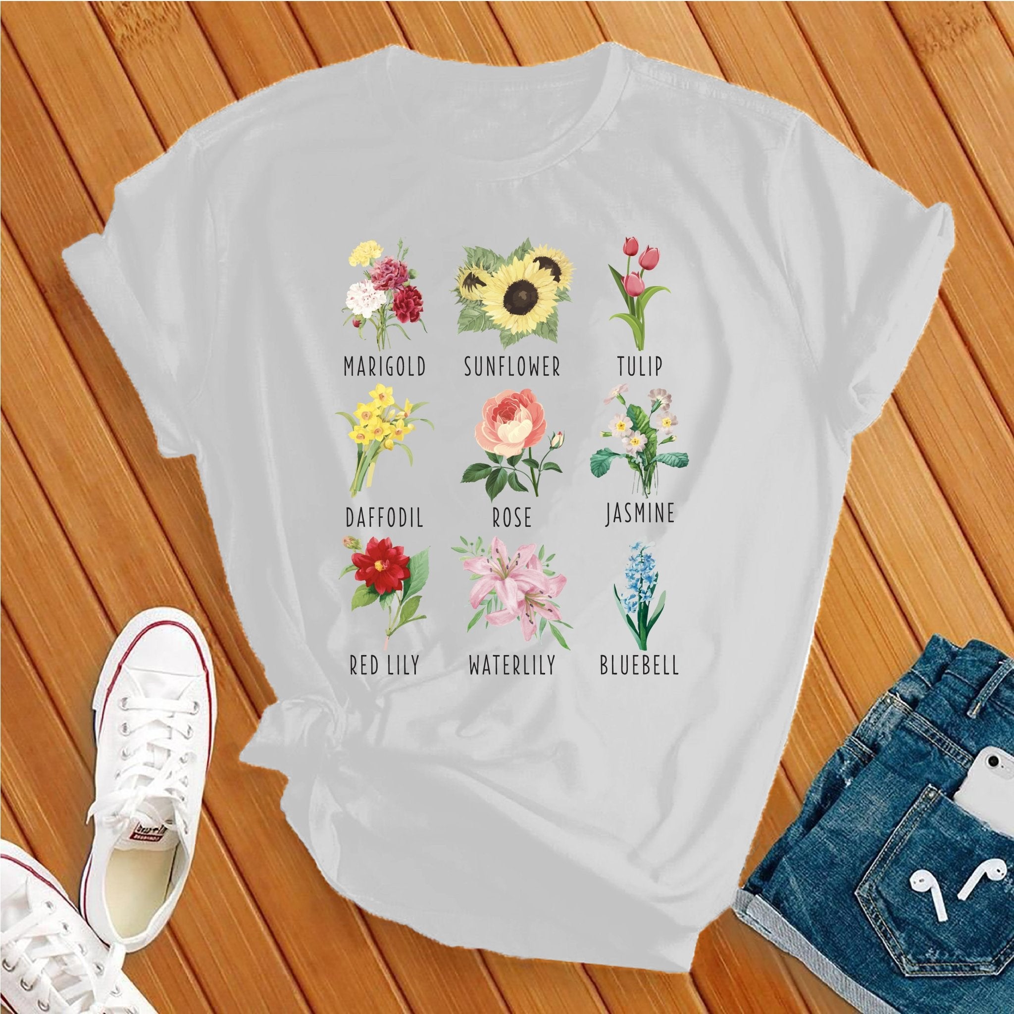 Flower Names Tee - Love Tees