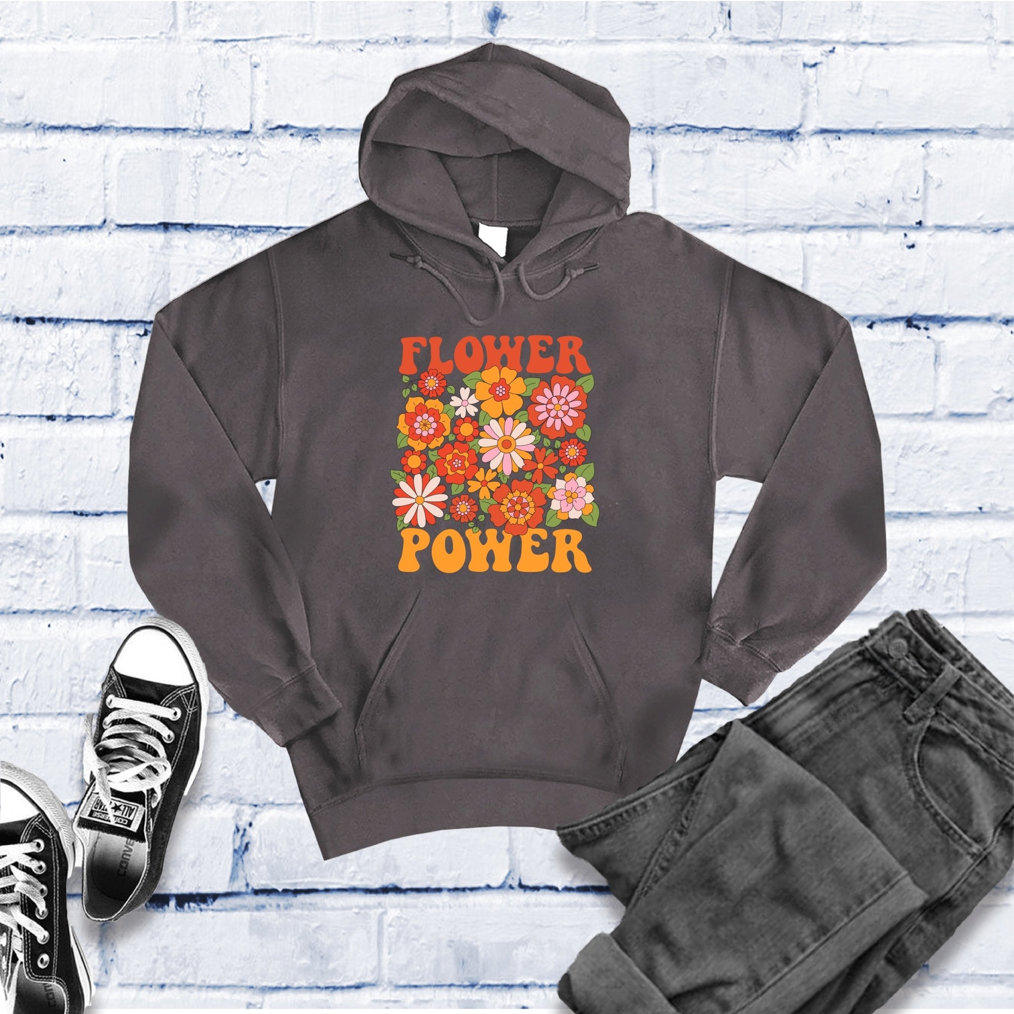 Flower Power Hoodie - Love Tees