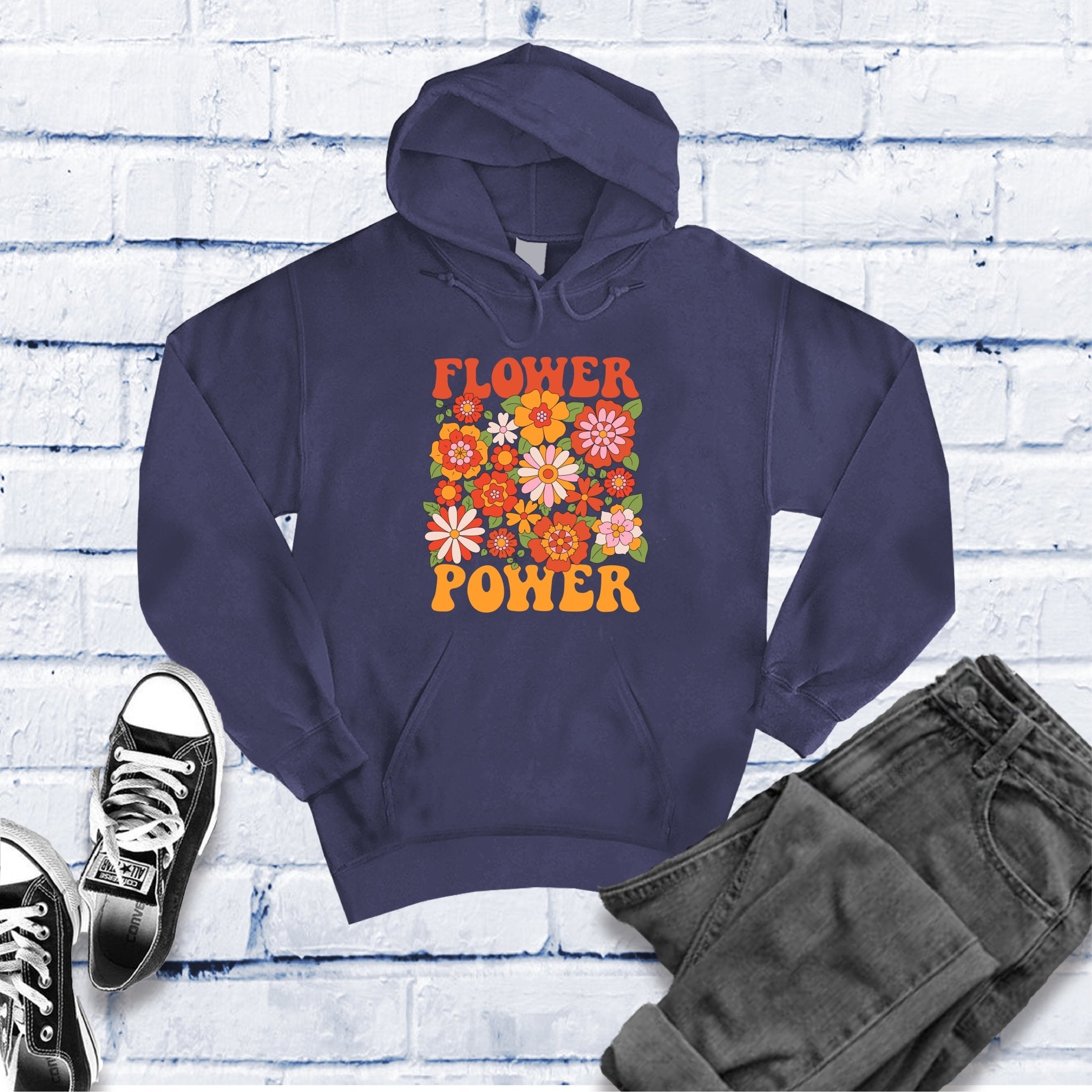 Flower Power Hoodie - Love Tees