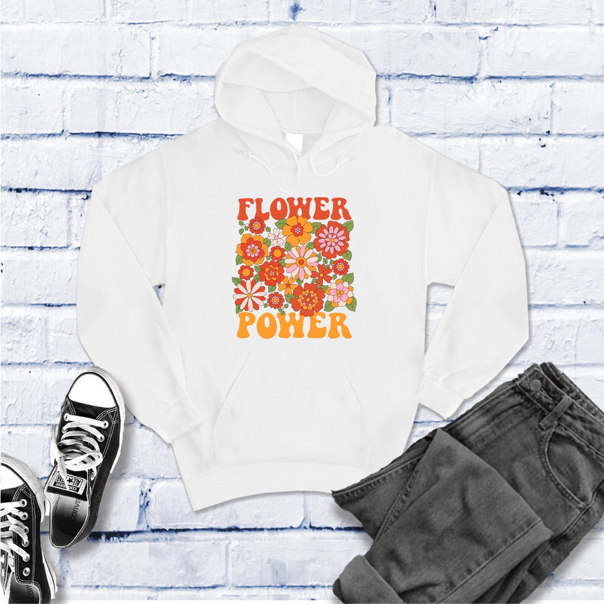 Flower Power Hoodie - Love Tees