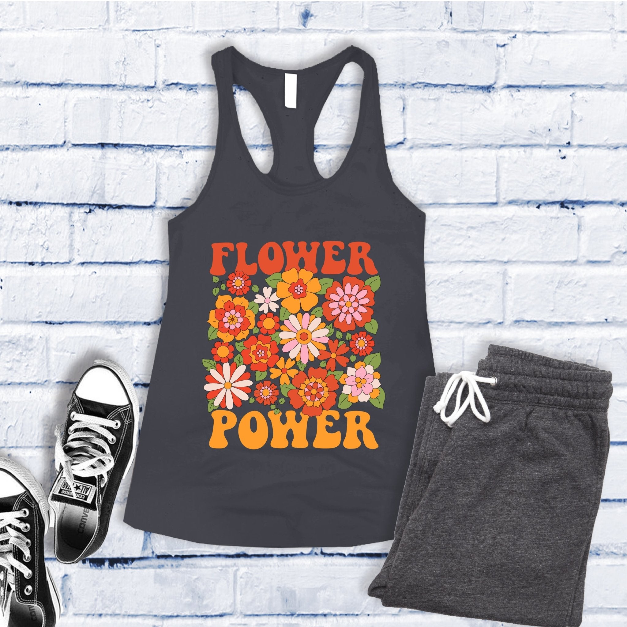 Flower Power Women's Tank Top - Love Tees