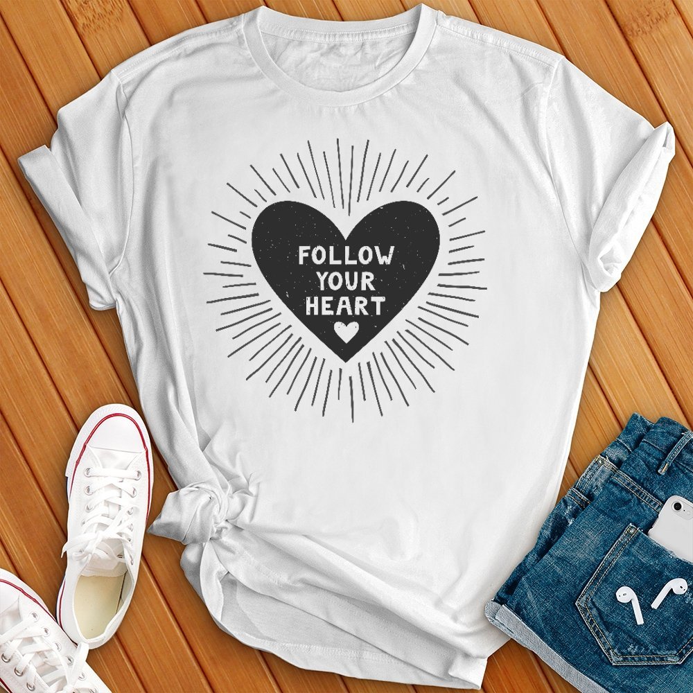 Follow Your Heart Tee - Love Tees