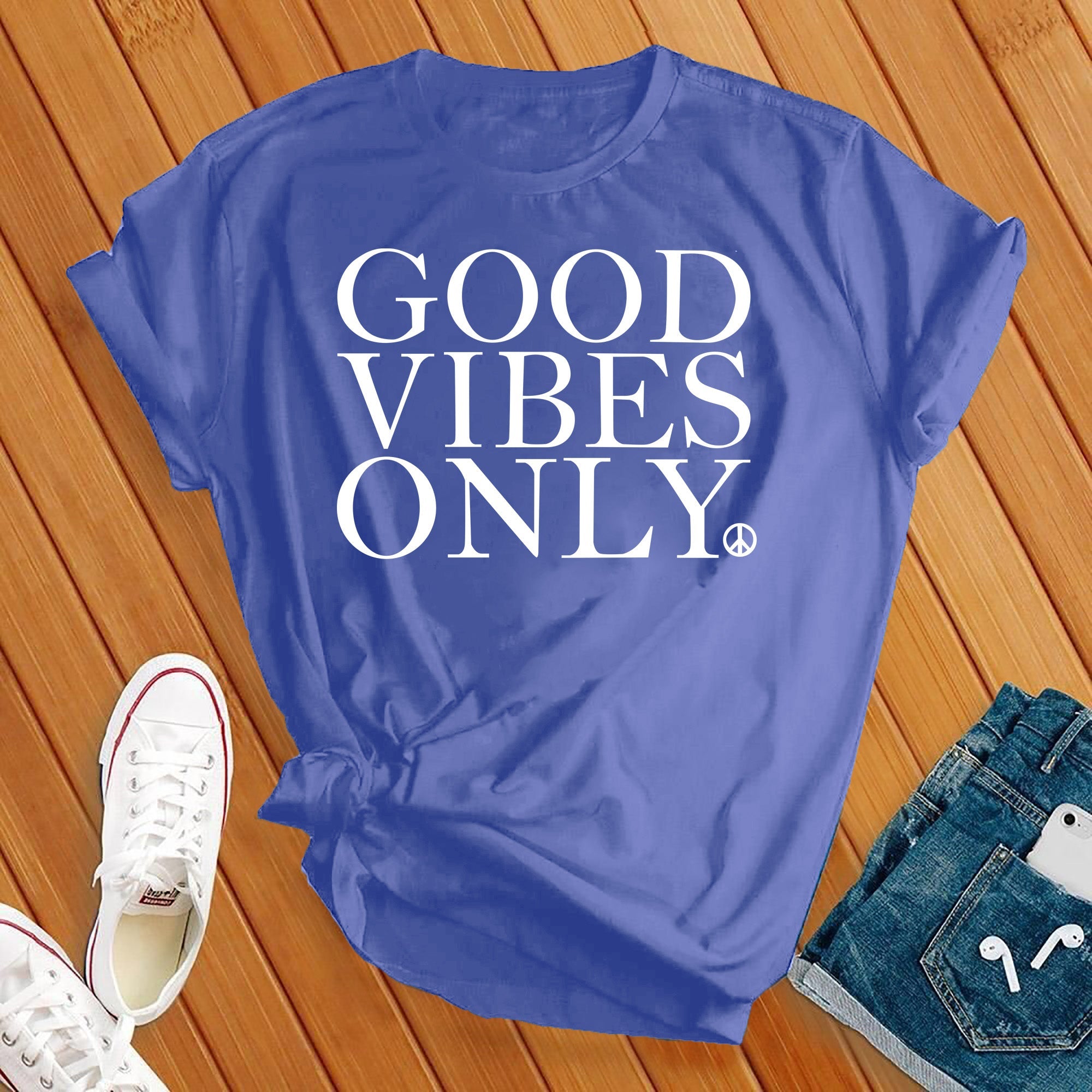 Good Vibes Only Peace Tee - Love Tees