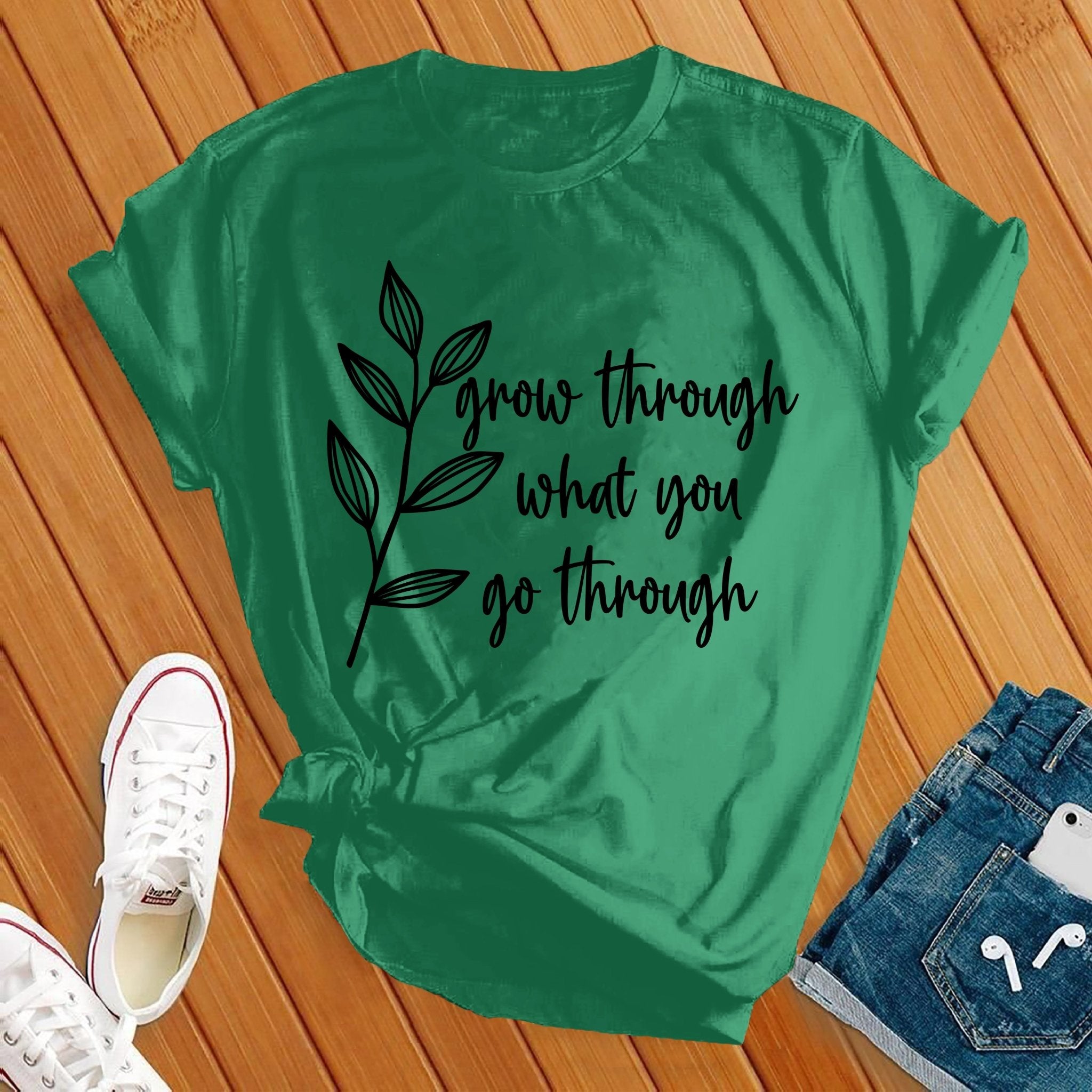 Grow Branch Black Tee - Love Tees