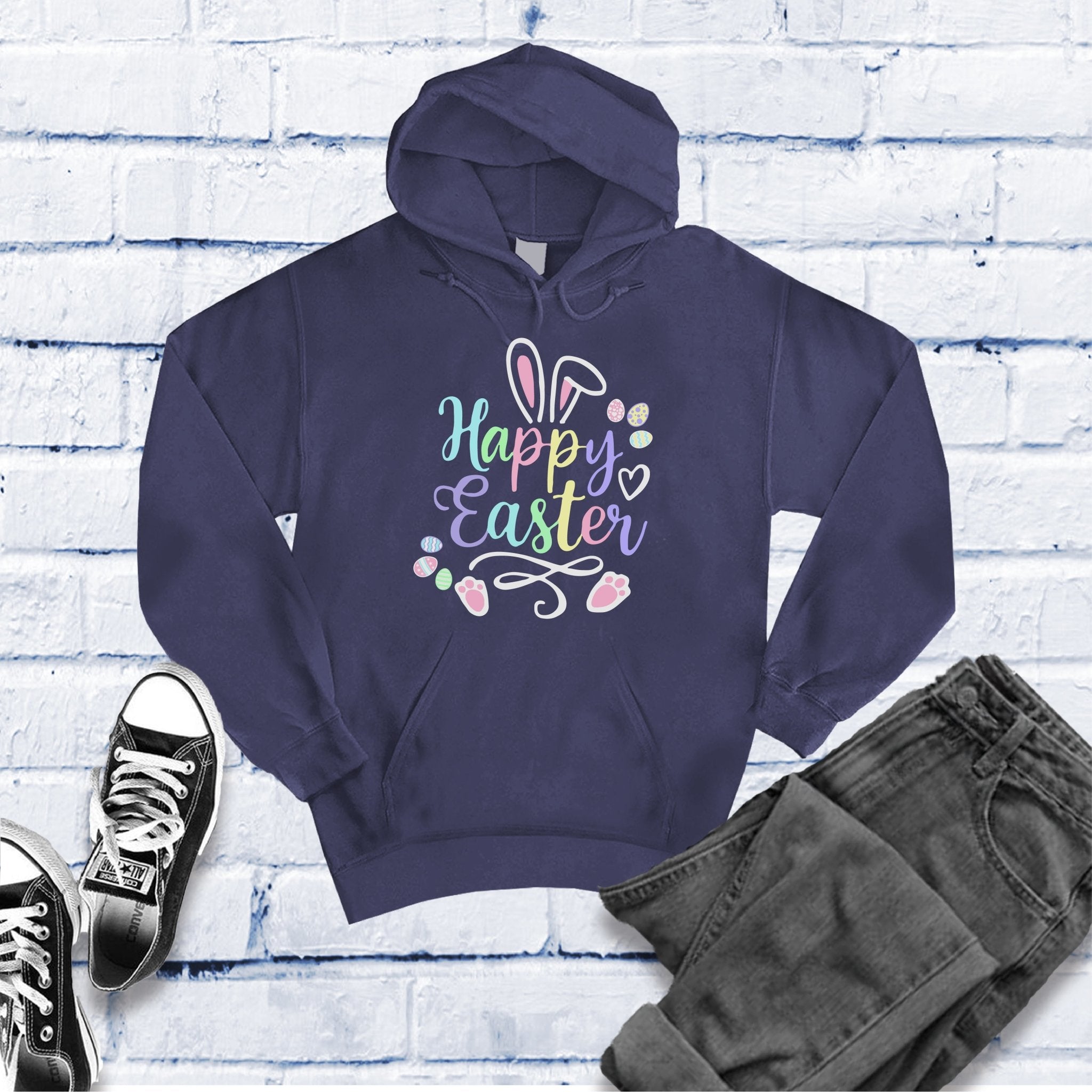 Happy Easter Bunny Hoodie - Love Tees