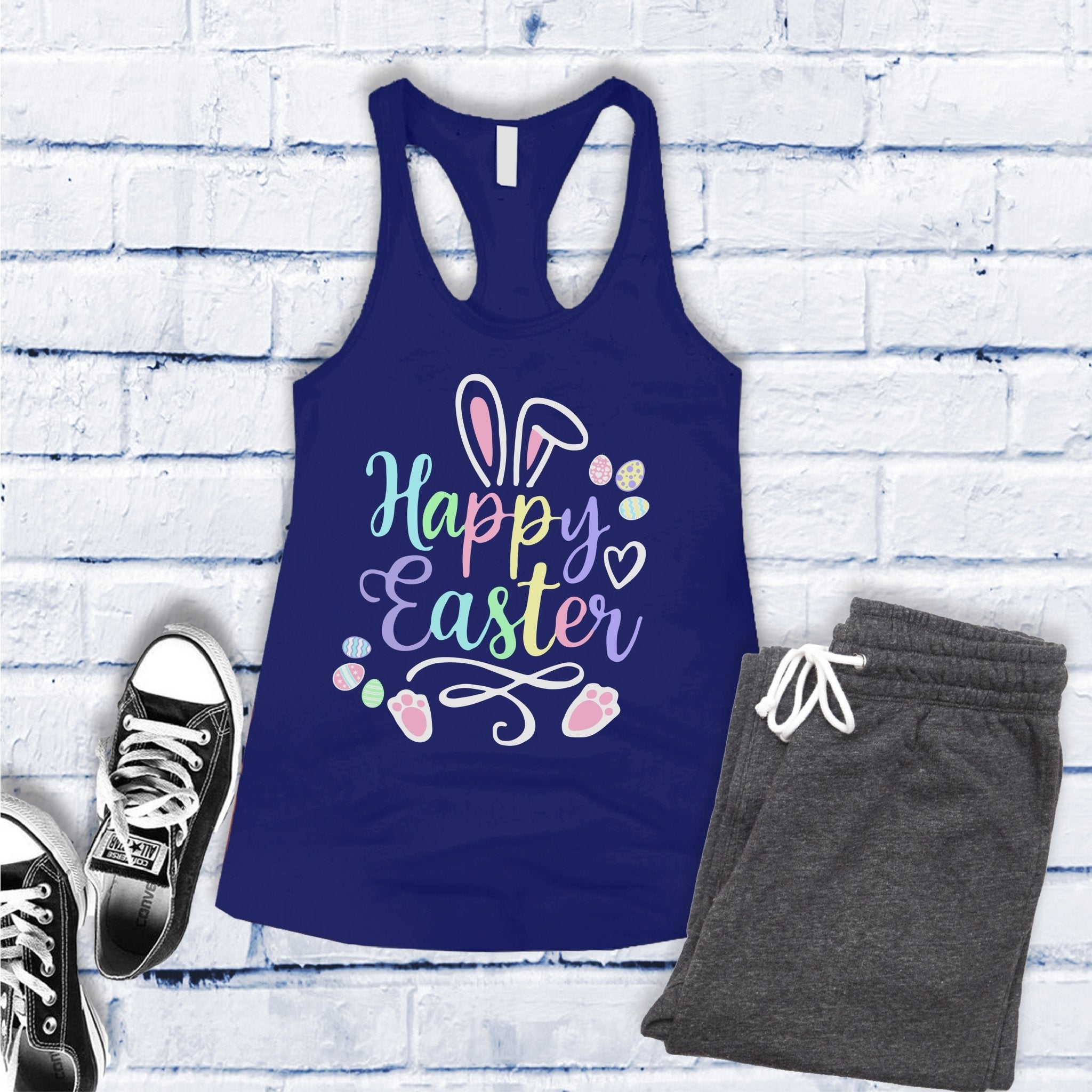 Happy Easter Bunny Women's Tank Top - Love Tees