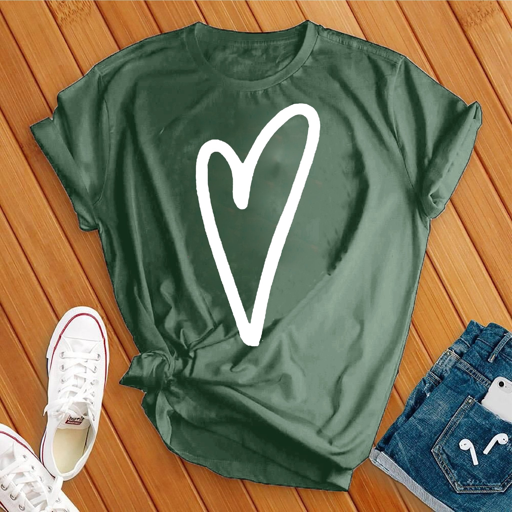 Heart Tee - Love Tees