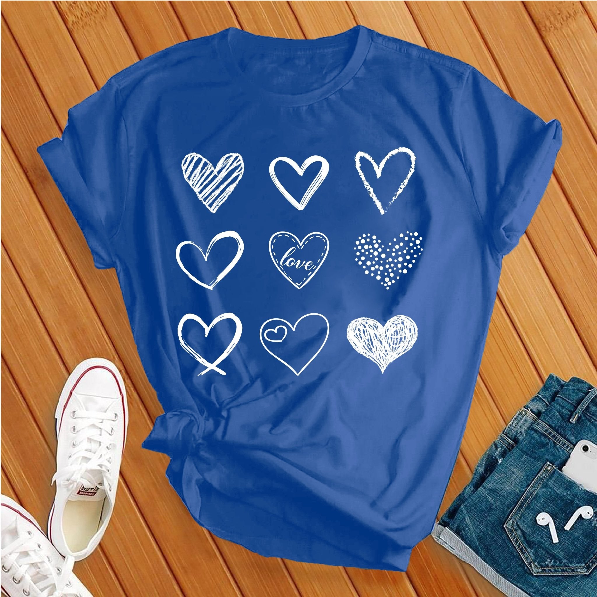 Heart Valentine Day Tee - Love Tees