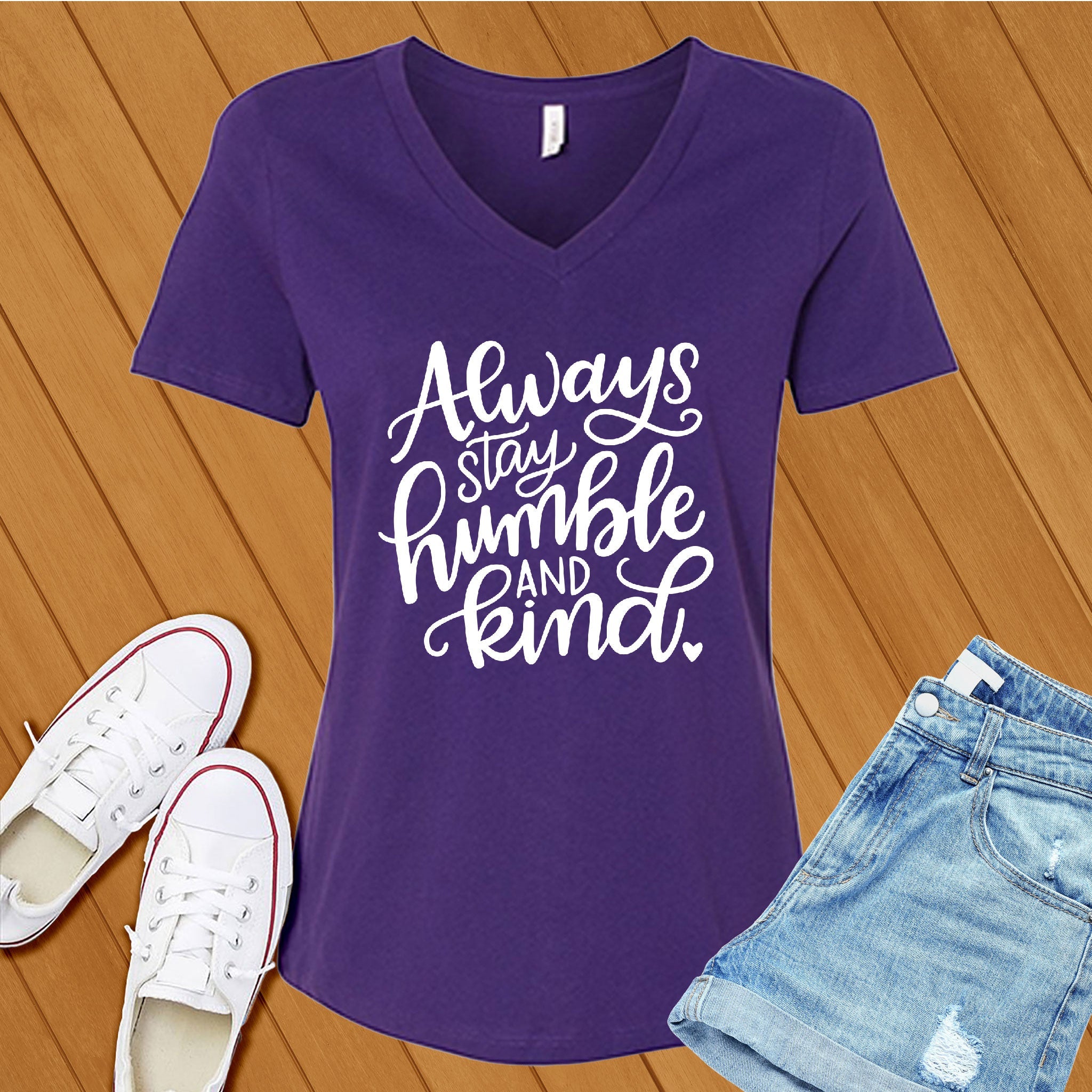 Humble And Kind V-Neck - Love Tees