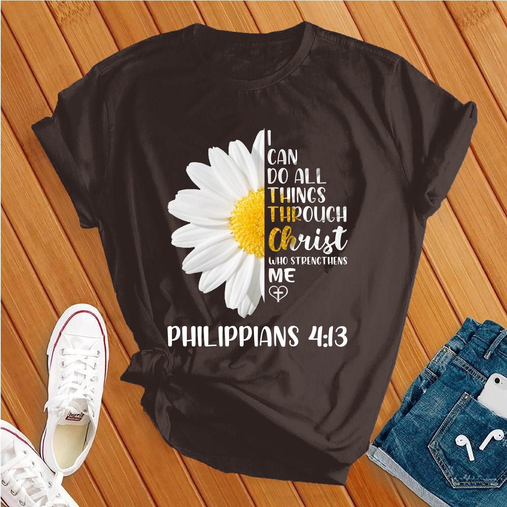 I Can Do All Things Flowers Tee - Love Tees