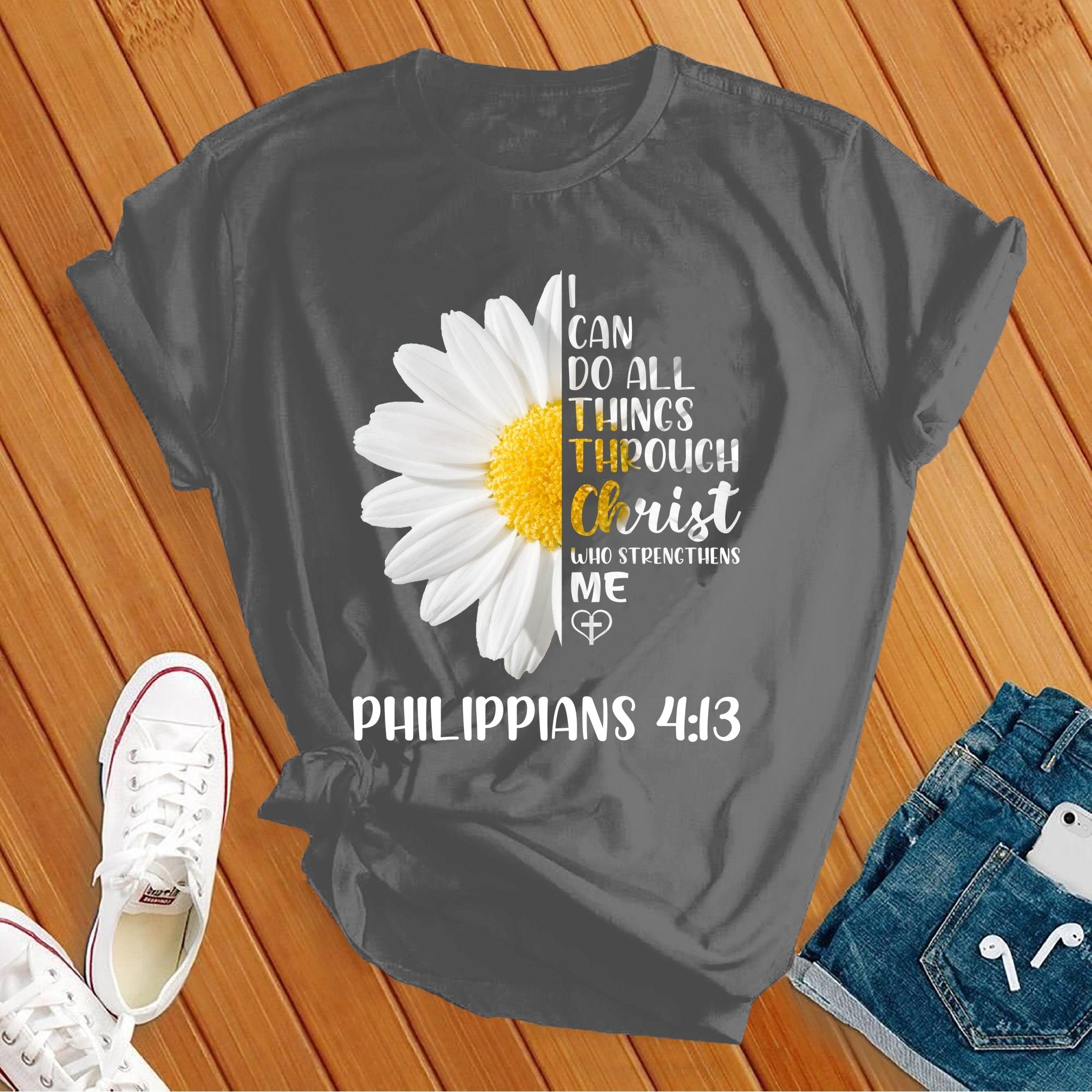 I Can Do All Things Flowers Tee - Love Tees