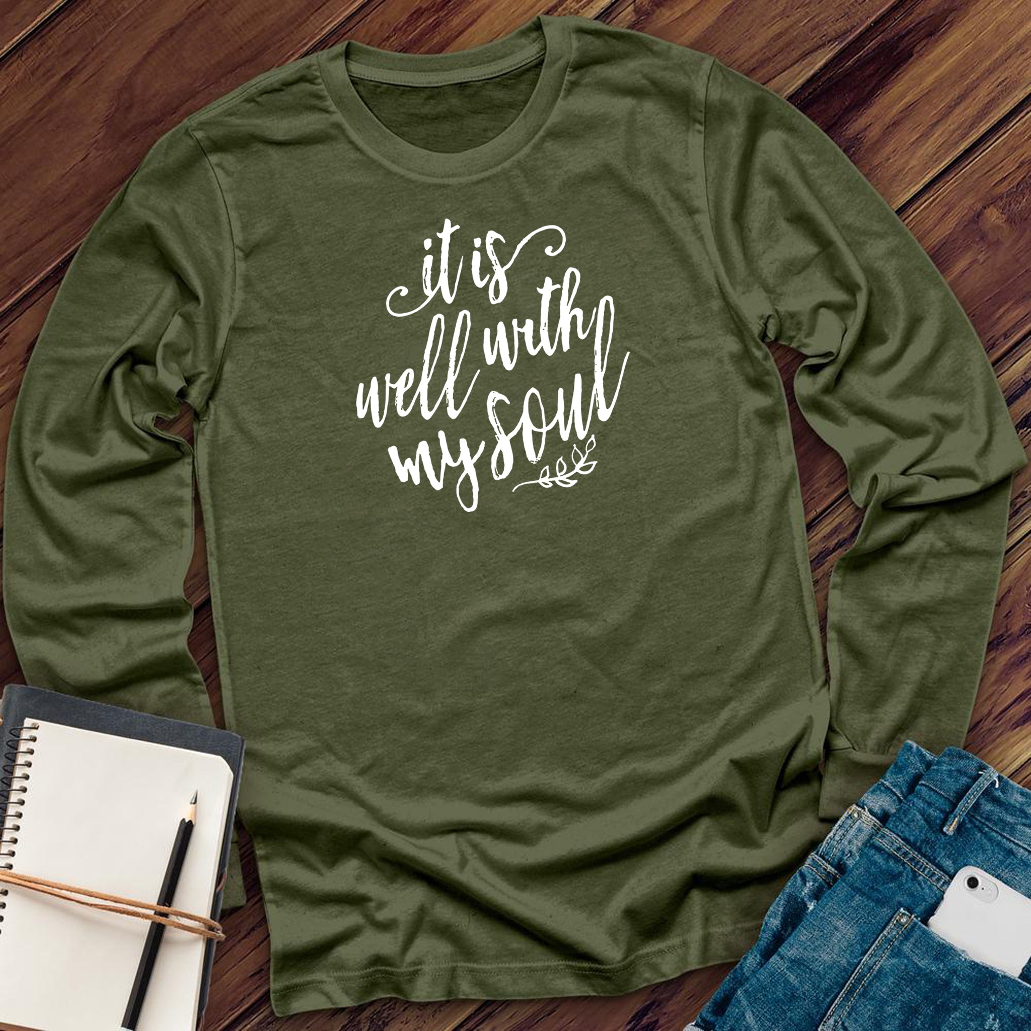 It is Well With My Soul 3 Long Sleeve - Love Tees