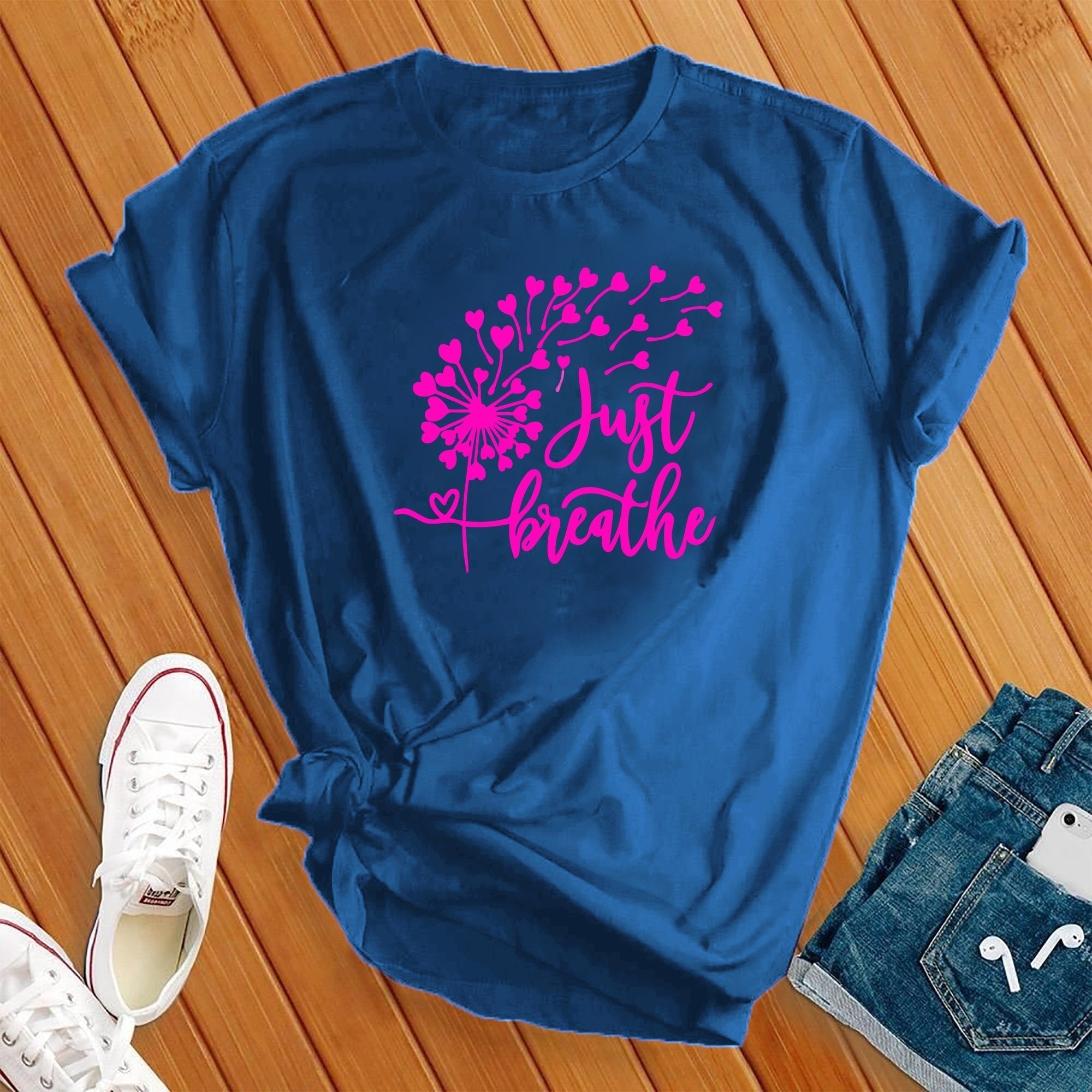 Just Breath Dandelion Tee - Love Tees