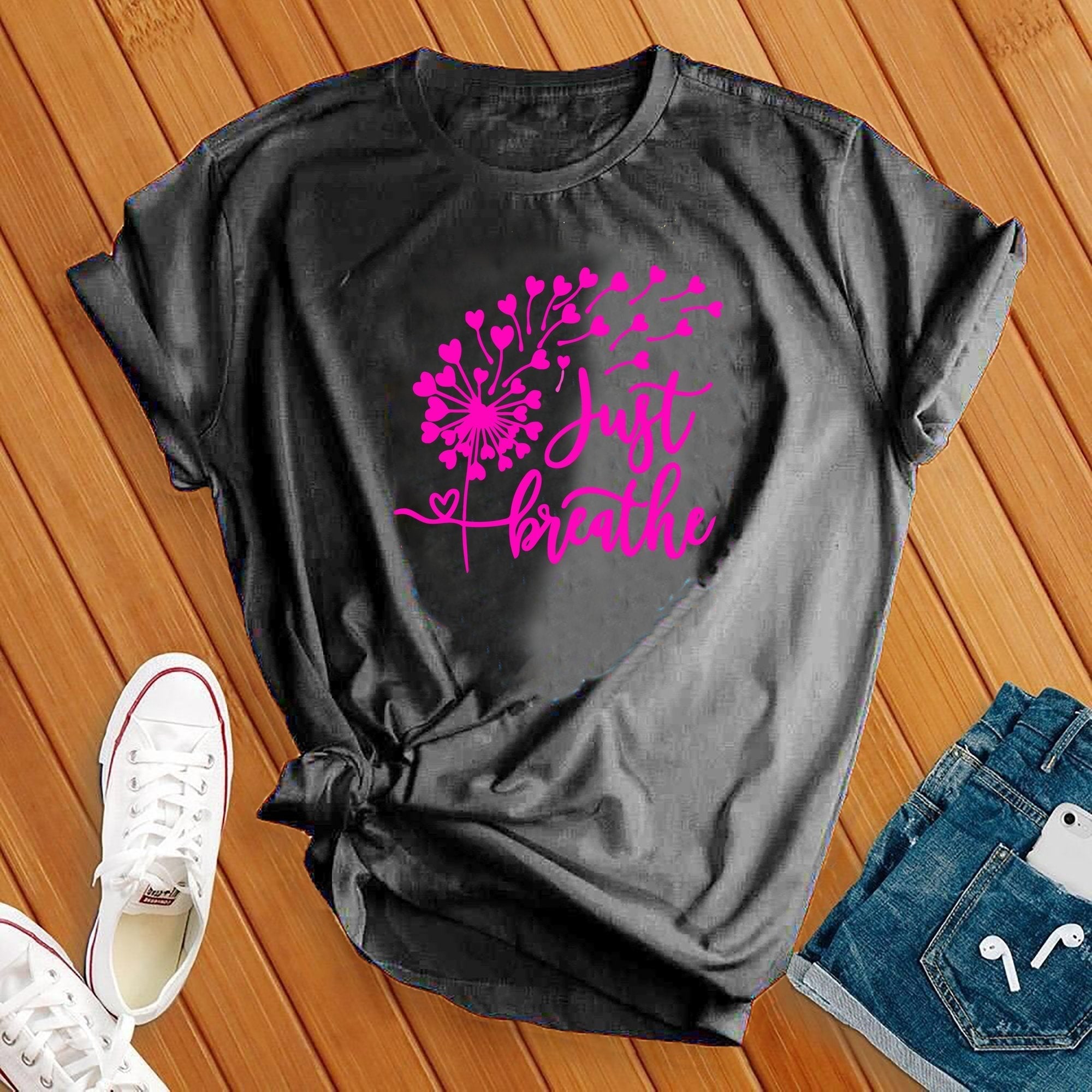 Just Breath Dandelion Tee - Love Tees