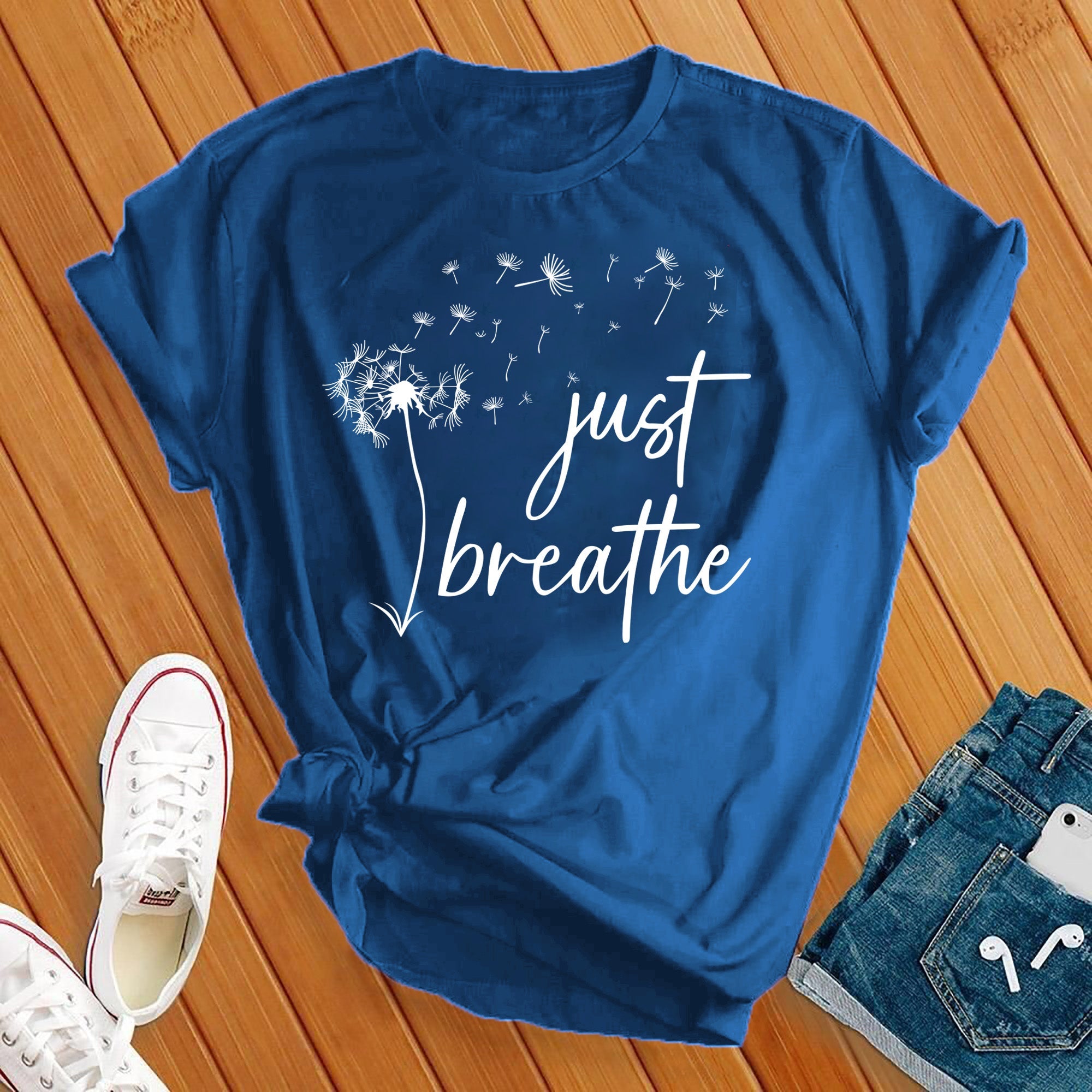 Just Breathe Dandelion Tee - Love Tees