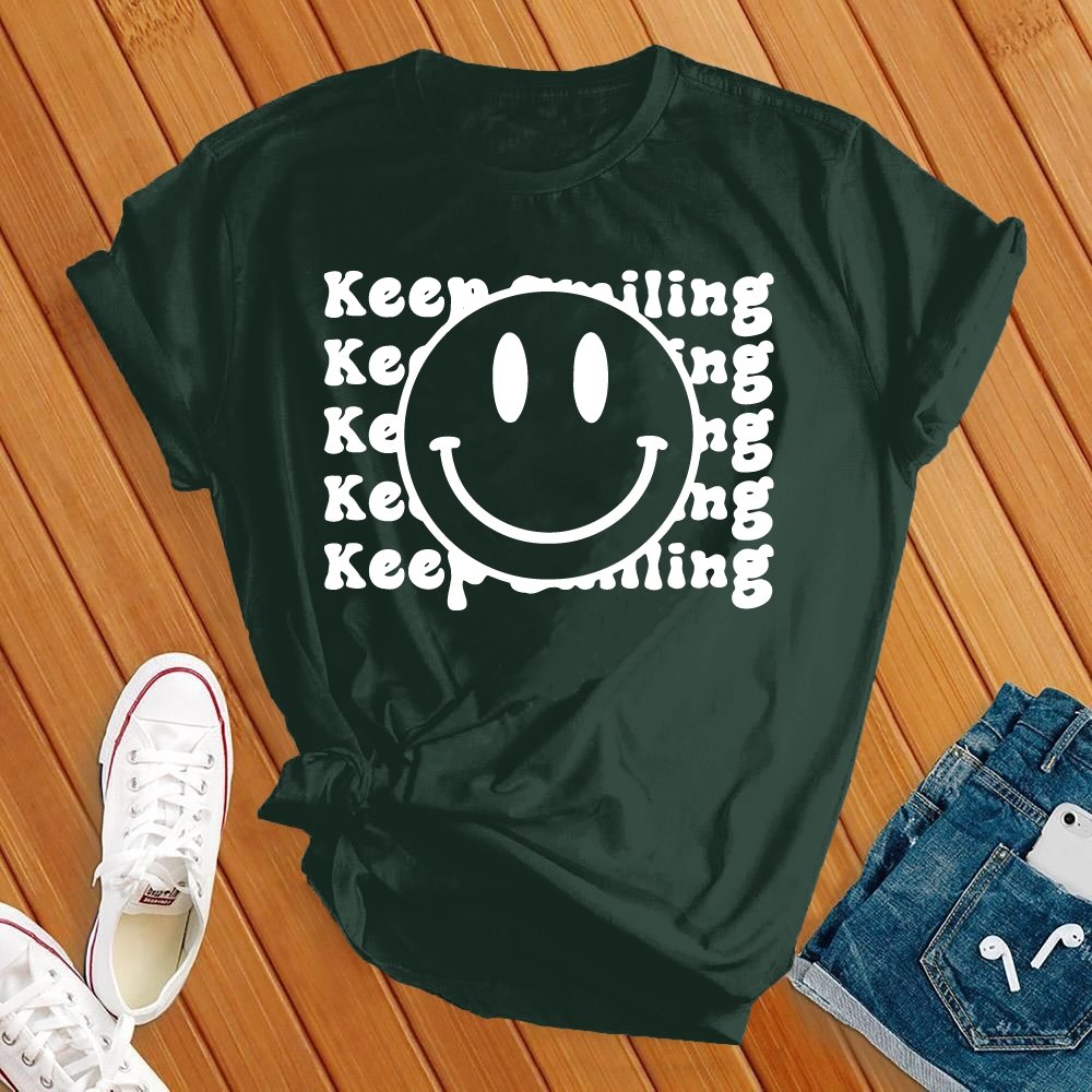 Keep Smiling Smiley Face Tee - Love Tees