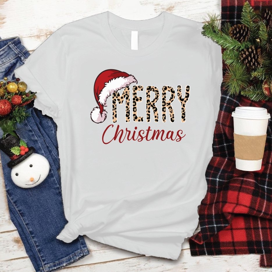 Leopard Merry Christmas Shirt - Love Tees