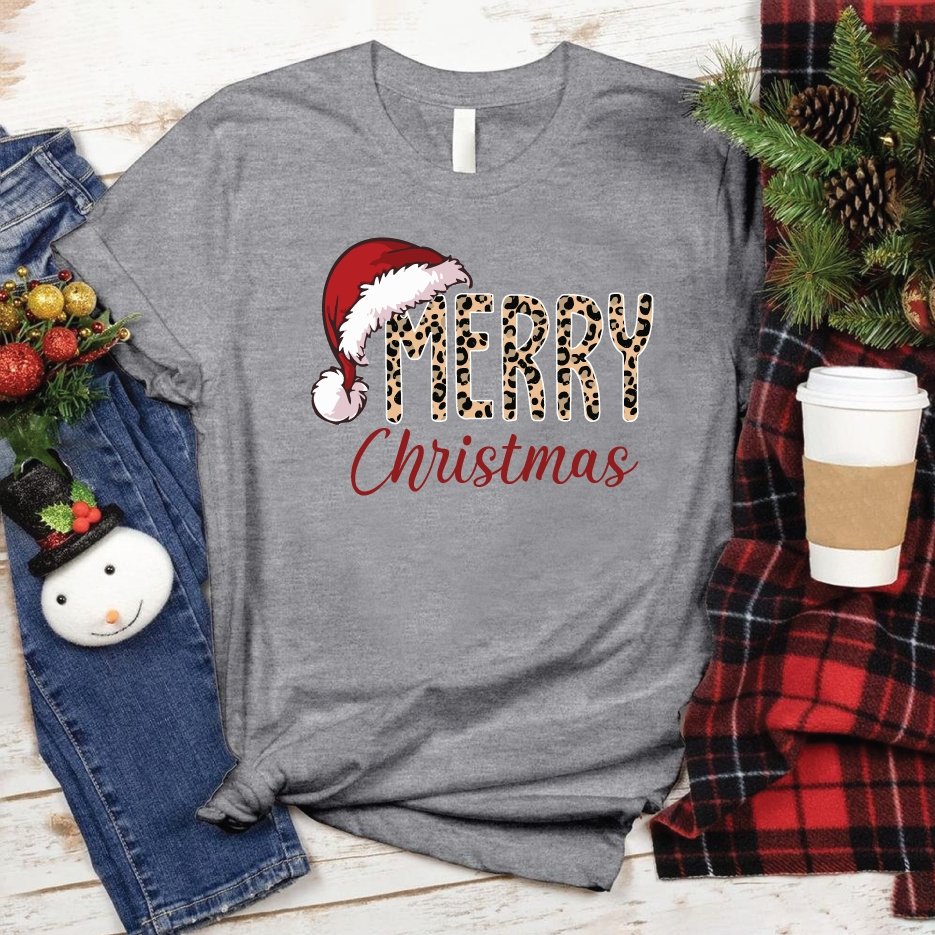 Leopard Merry Christmas Shirt - Love Tees