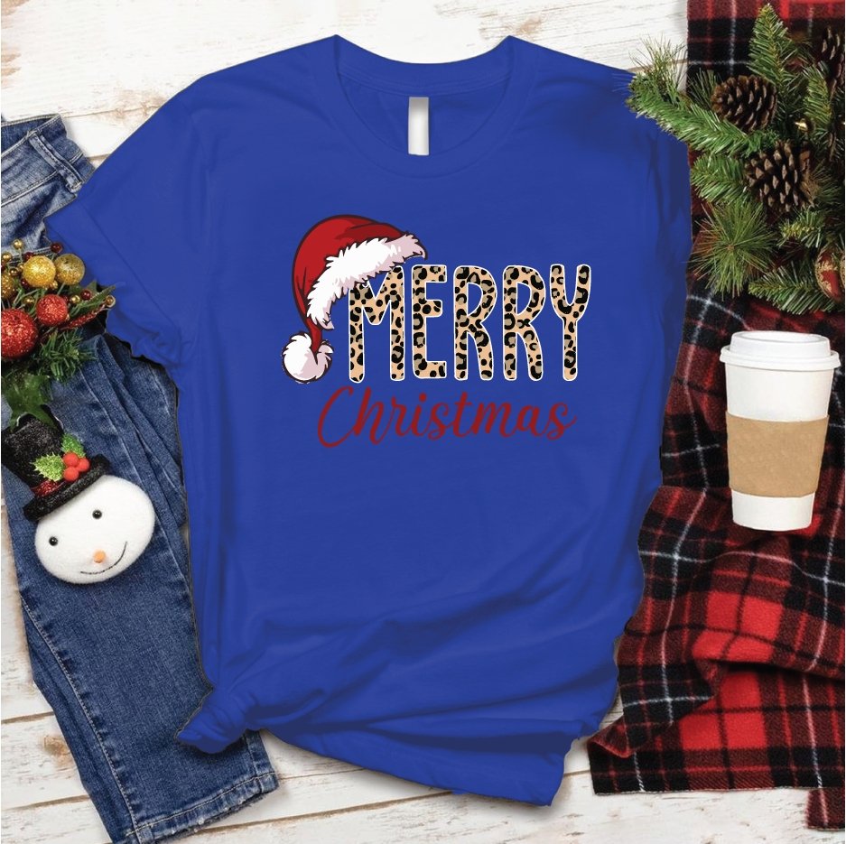 Leopard Merry Christmas Shirt - Love Tees